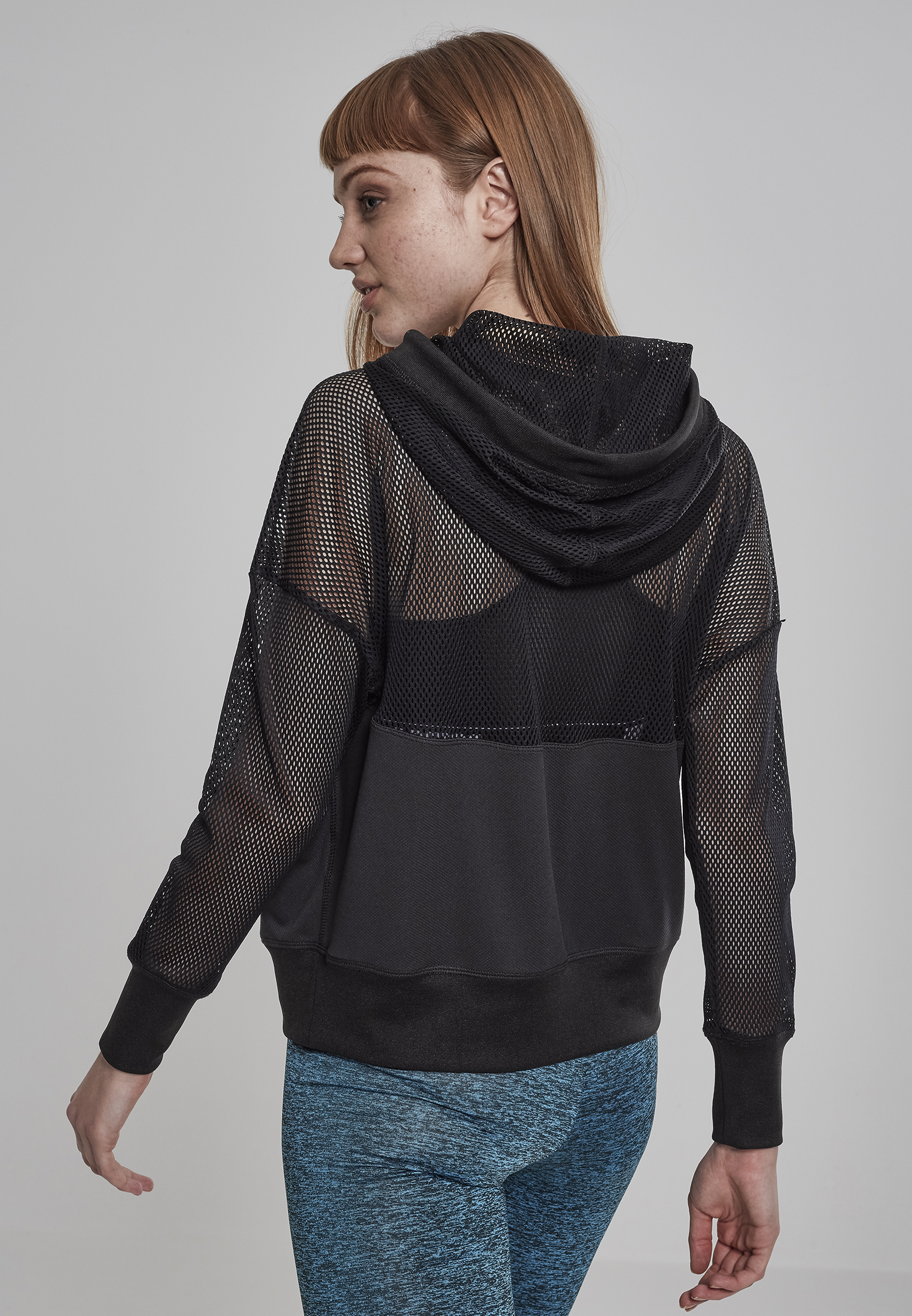 Γυναικείο Φούτερ Δίχτυ TB2027 Urban Classics Black