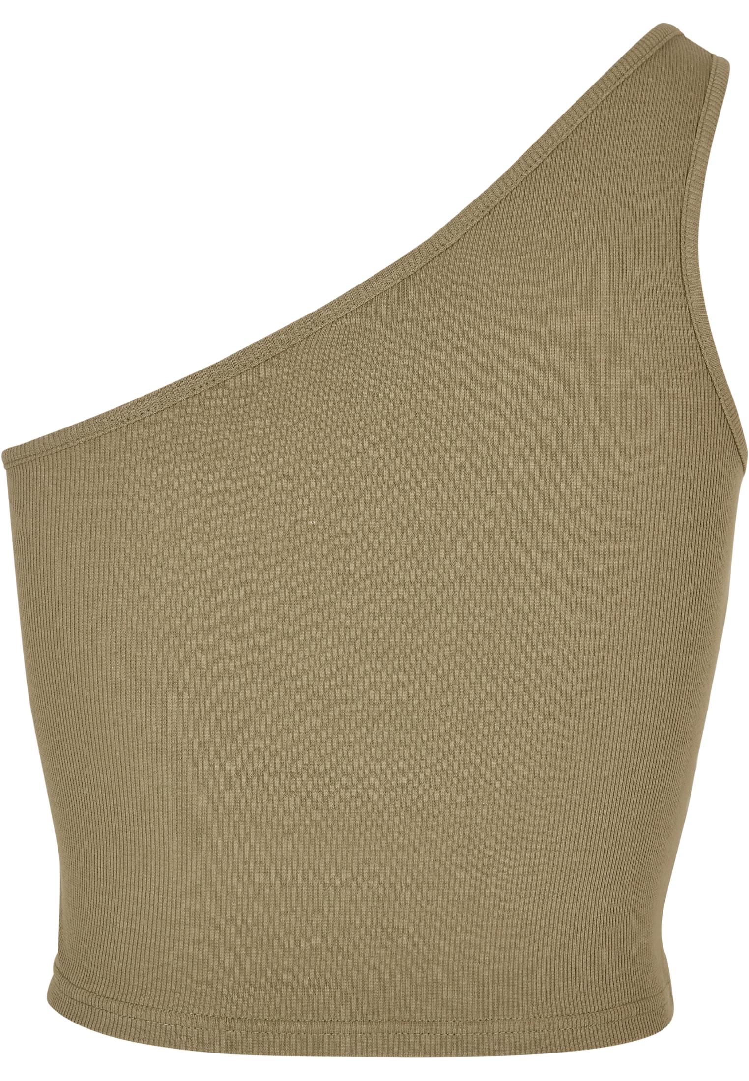 Γυναικείο Cropped Ασύμμετρο Τοπ Tb2609-00472 Urban Classics Khaki γυναικεία Μπλούζες Simple Wear