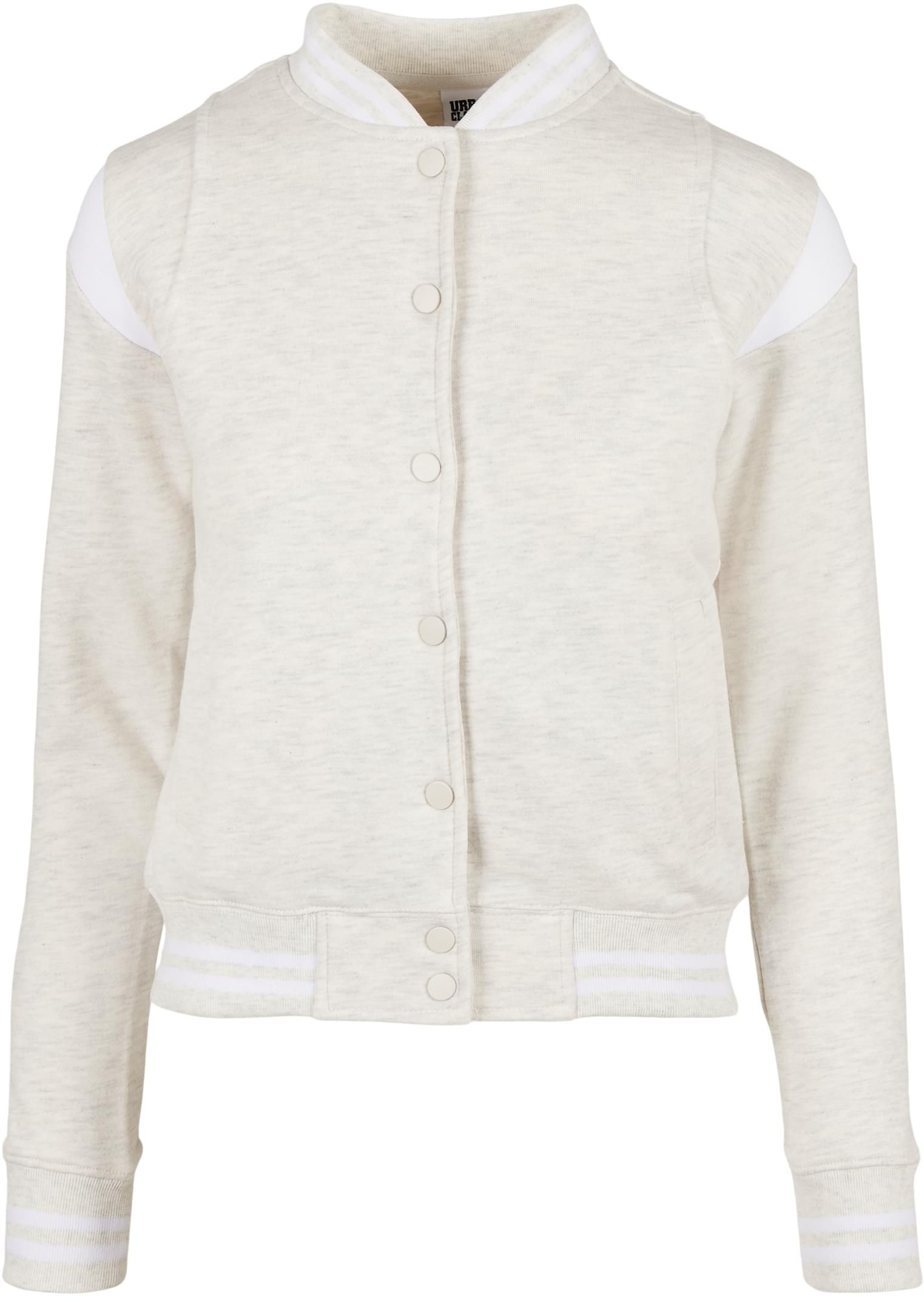 Γυναικείο Φούτερ Jacket TB2618 Urban Classics Lightgrey/White