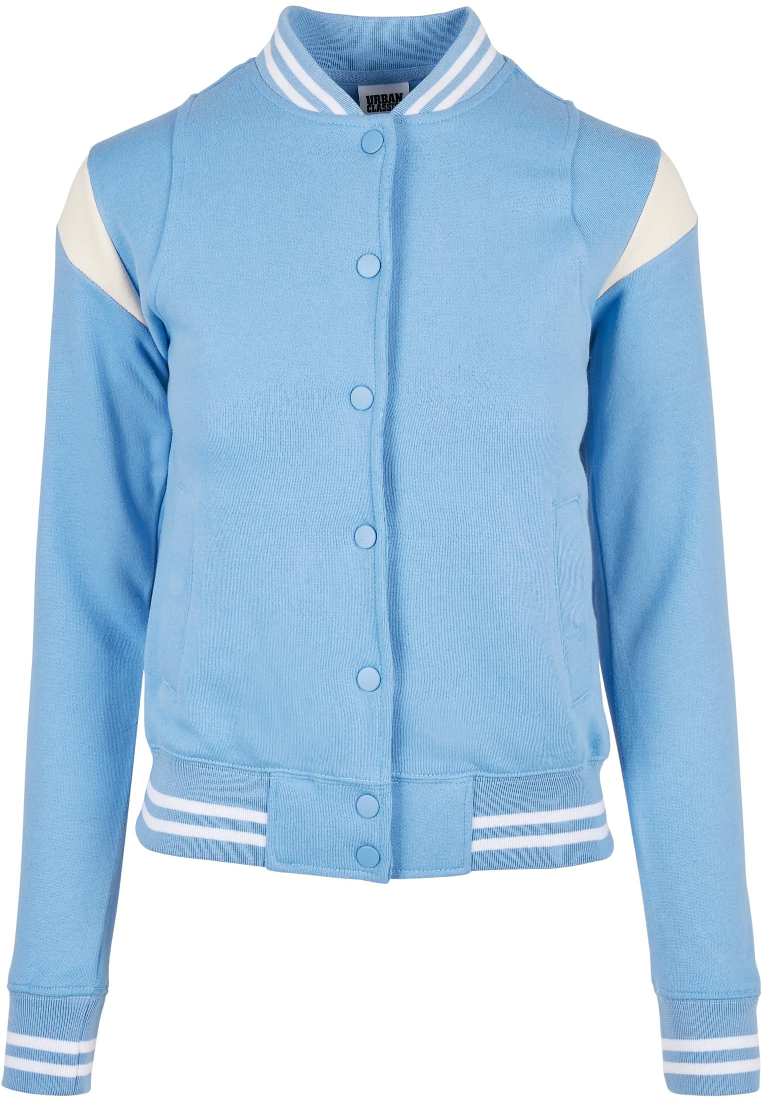 Γυναικείο Φούτερ Μπουφάν Ladies Inset College TB2618-02924 Urban Classics Clearwater/Whitesand