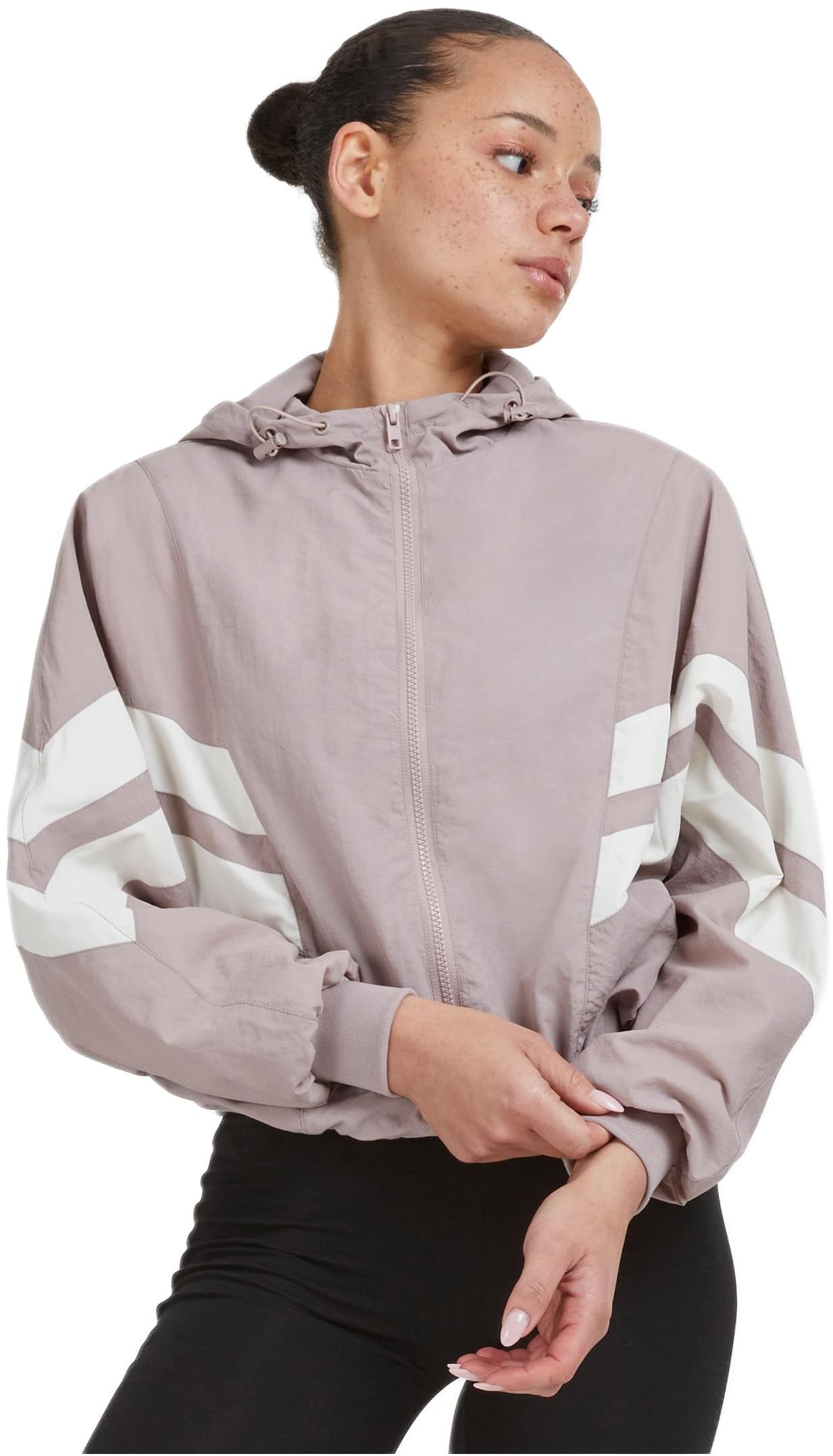 Γυναικείο Μπουφάν Crinkle Batwing TB2664 Urban Classics duskrose/whitesand