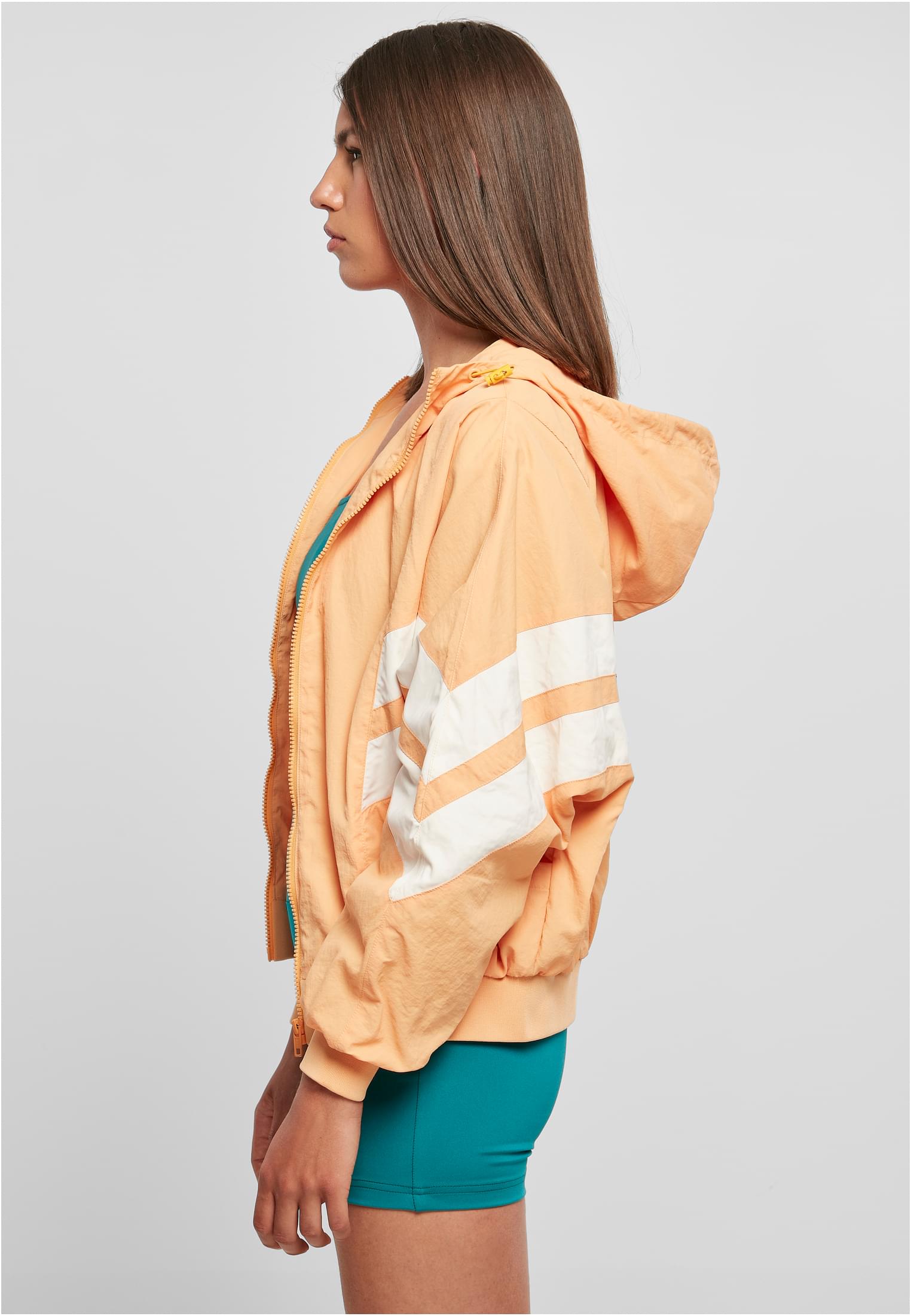 Γυναικείο Μπουφάν Crinkle Batwing TB2664 Urban Classics Col.Paleorange/Whitesand