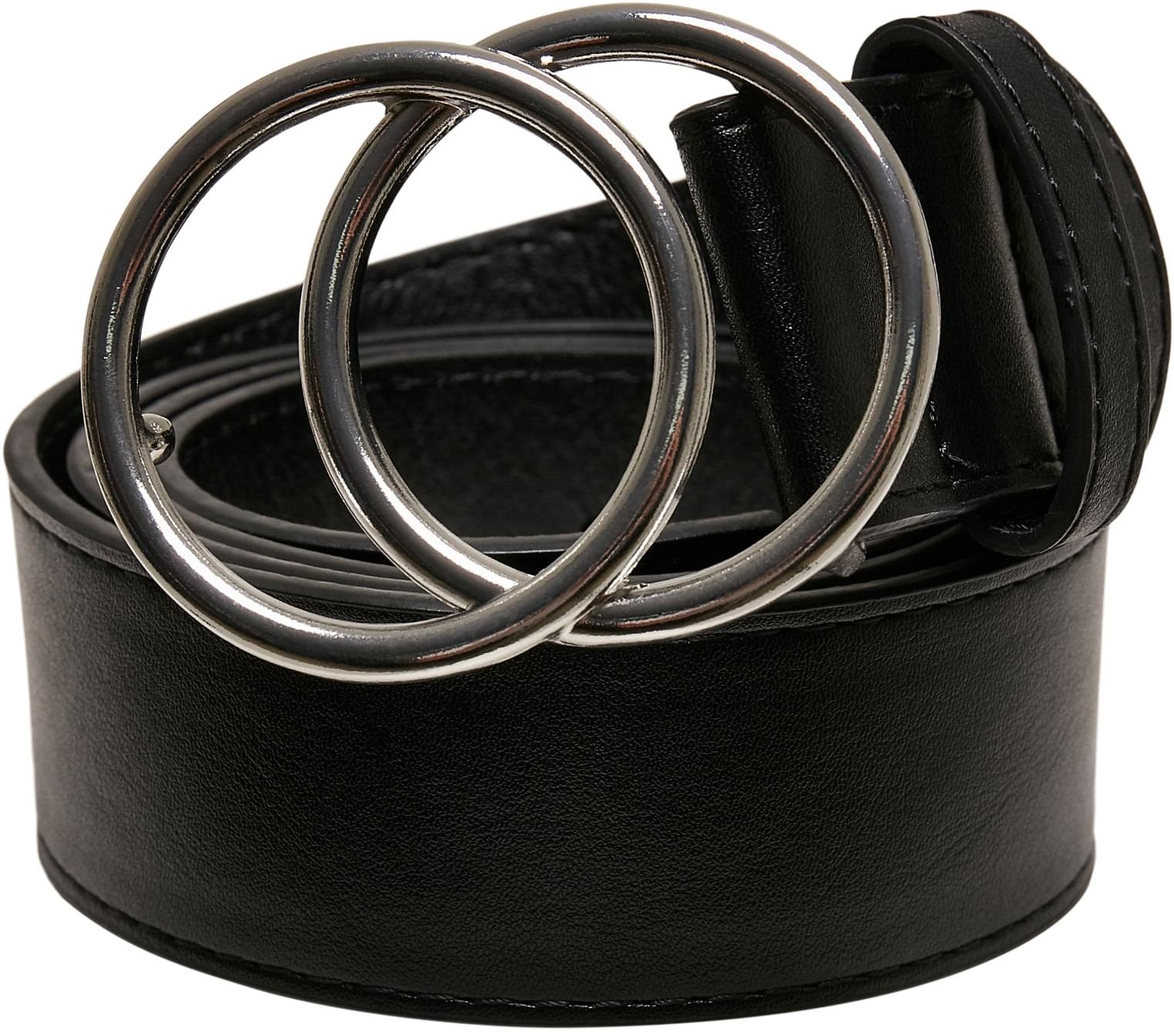 Ζώνη Ring Buckle TB2949-02499 Urban Classics Black/Silver