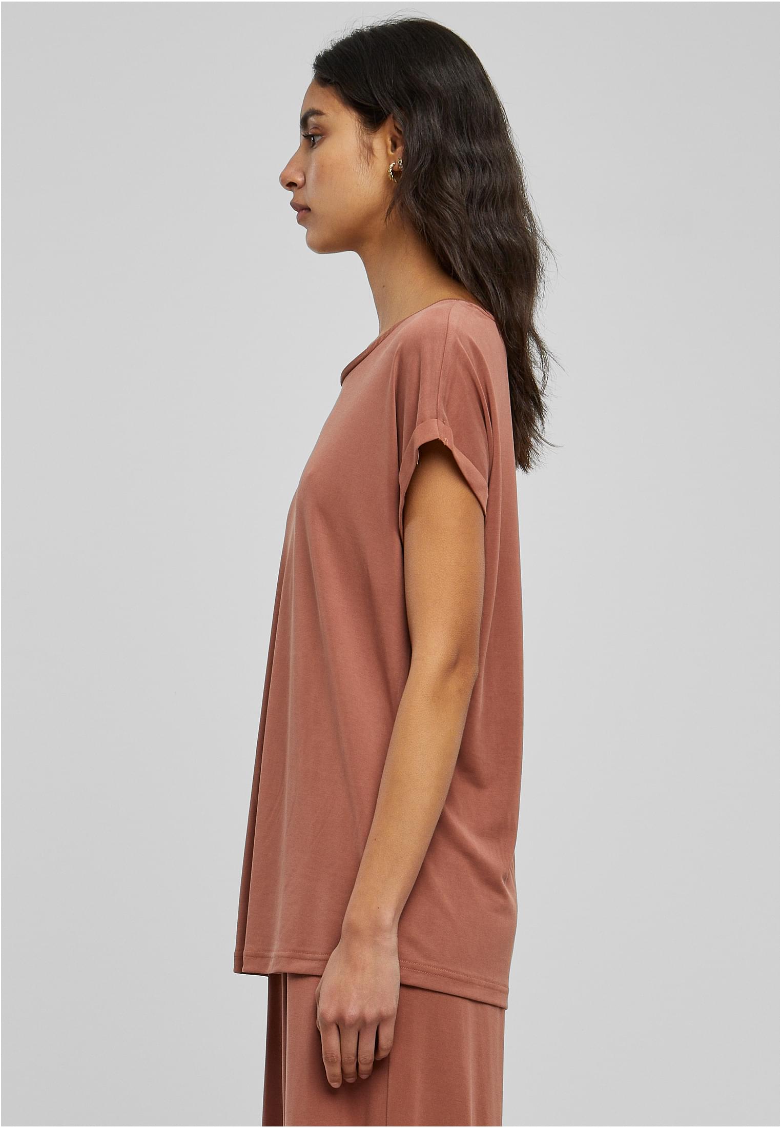 Γυναικείο T-Shirt Modal Extended Shoulder TB4092 Urban Classics Terracotta