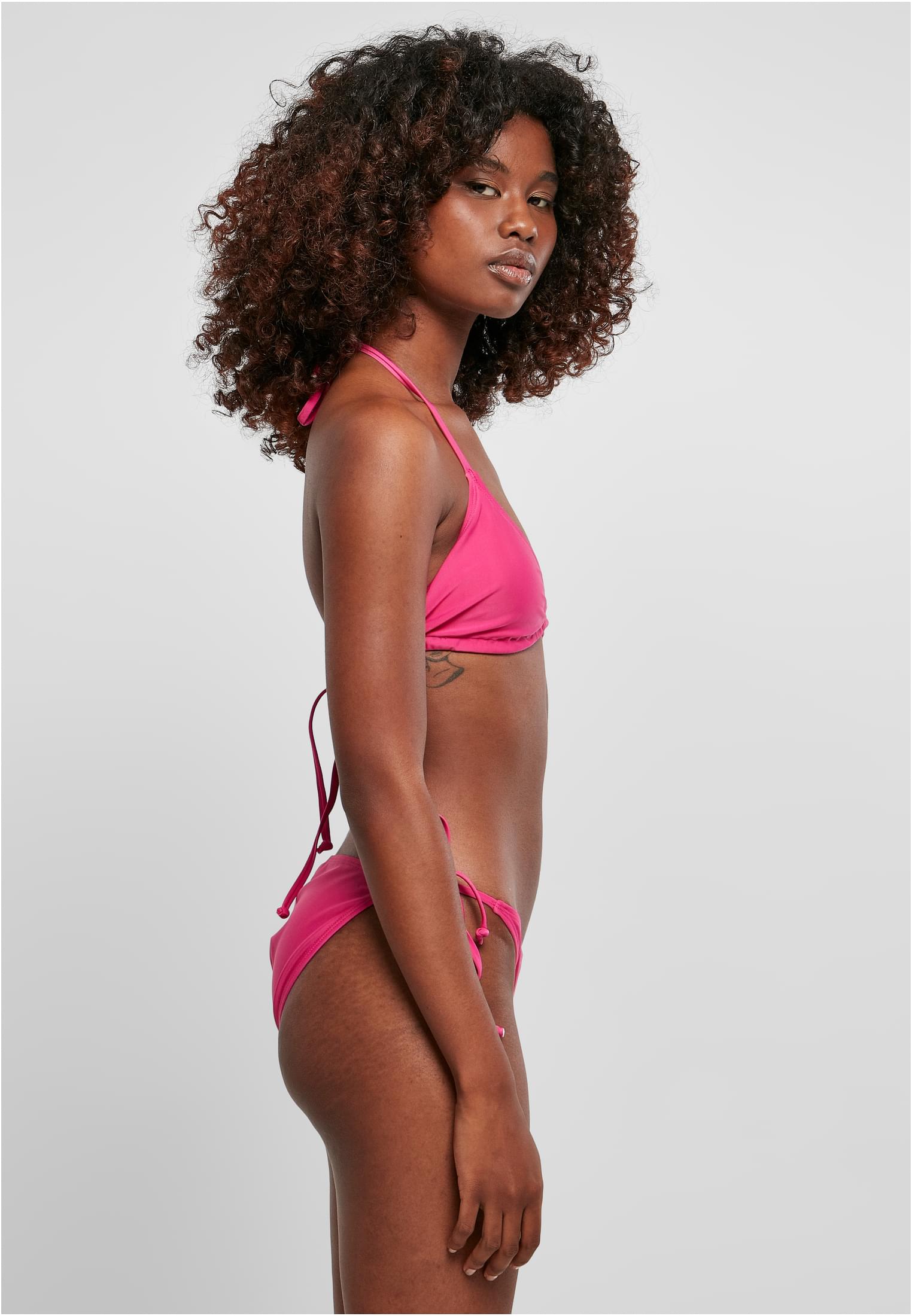 Ladies Recycled Triangle Bikini Urban Classics TB4112-02260 brightviolet
