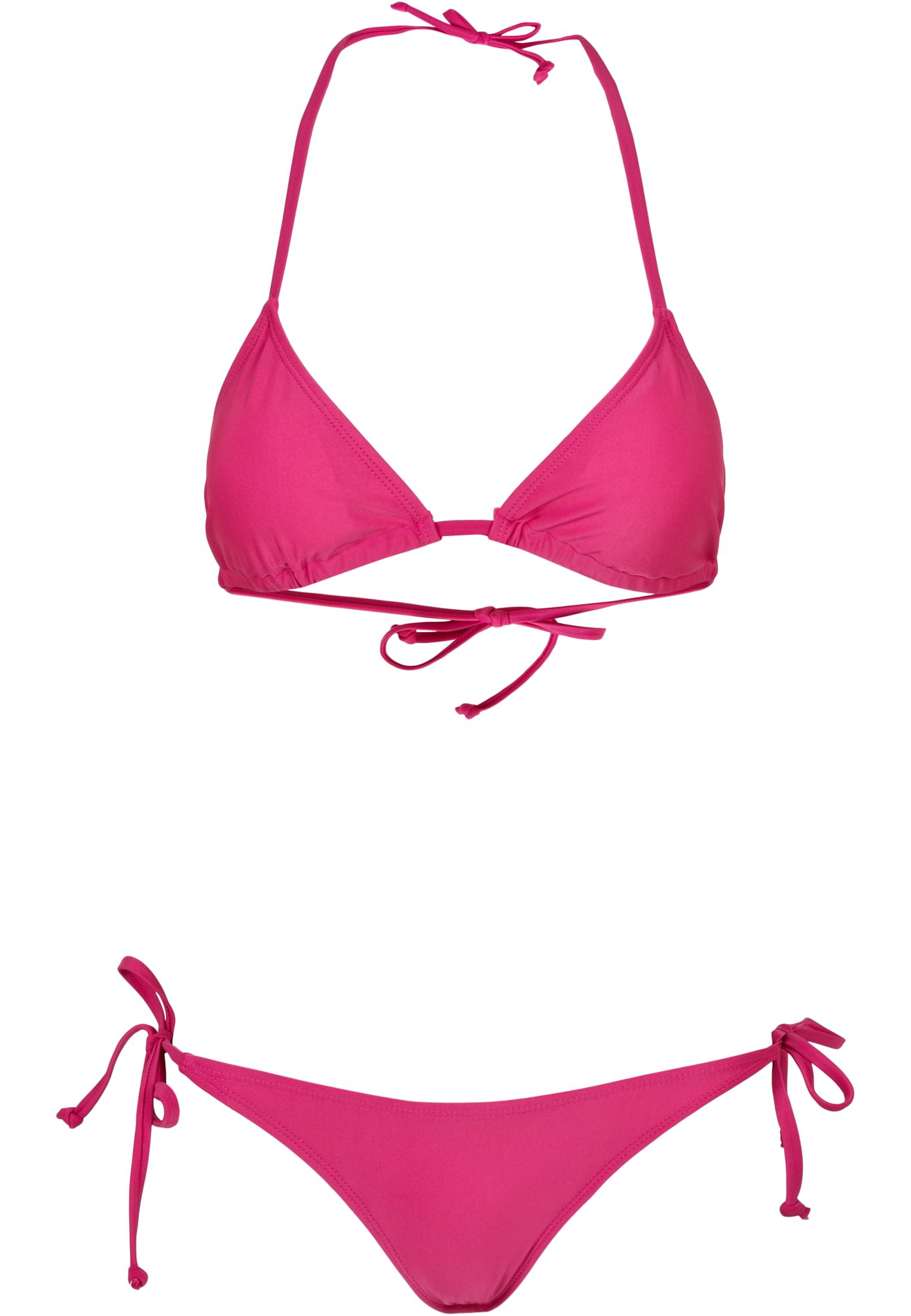 Ladies Recycled Triangle Bikini Urban Classics TB4112-02260 brightviolet