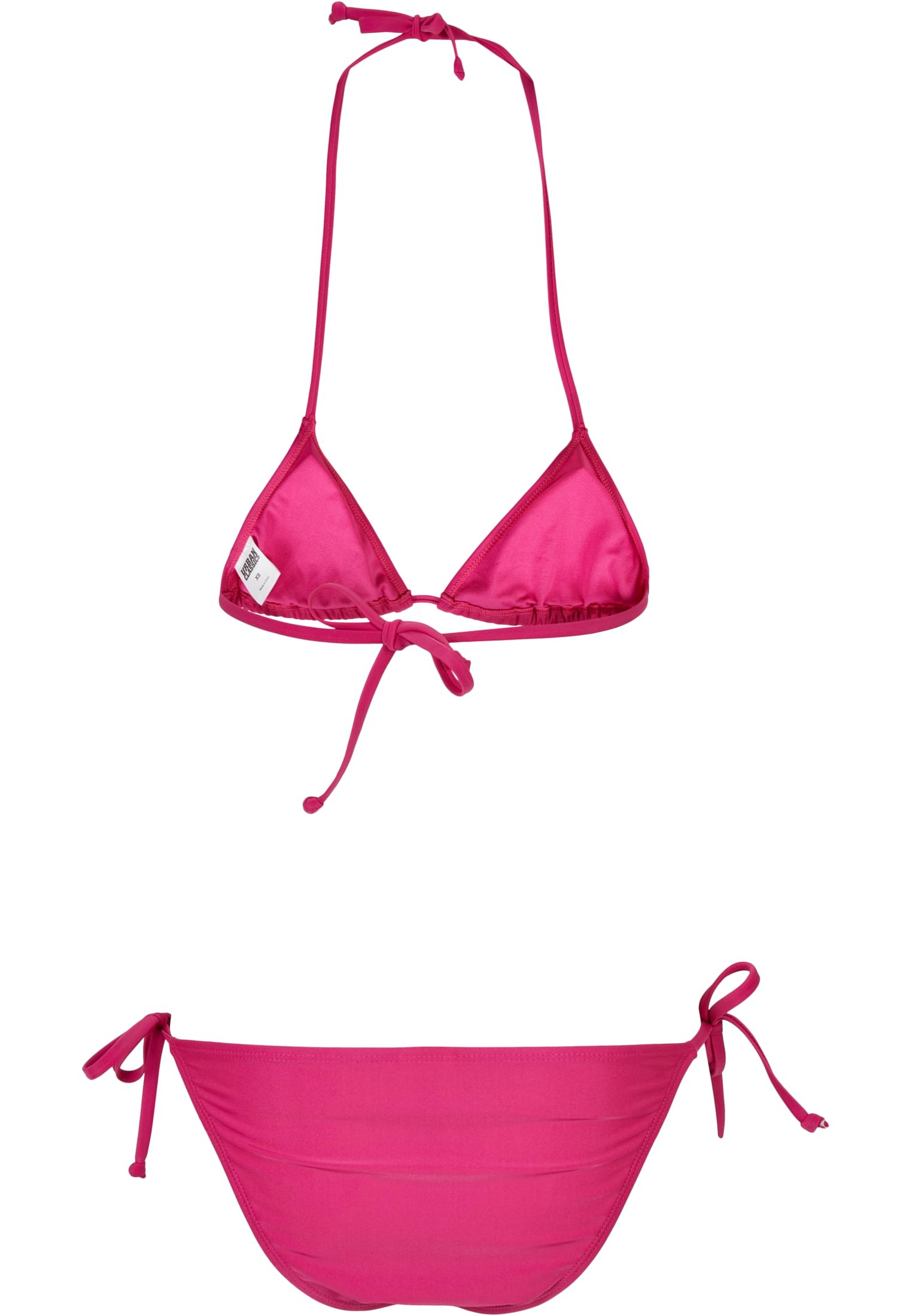 Ladies Recycled Triangle Bikini Urban Classics TB4112-02260 brightviolet