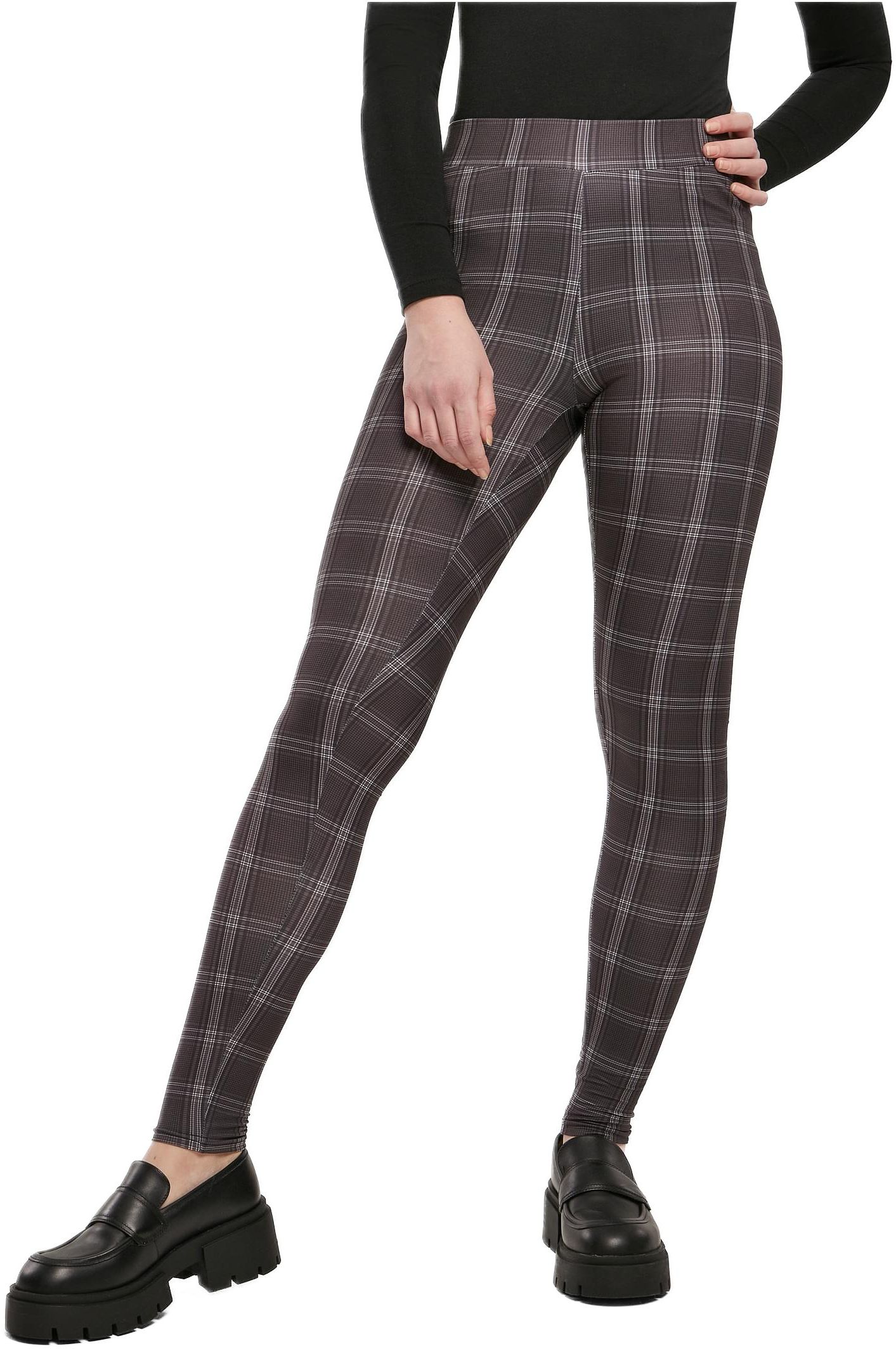 Γυναικείο Κολάν TB4771 Urban Classics Blackcheck