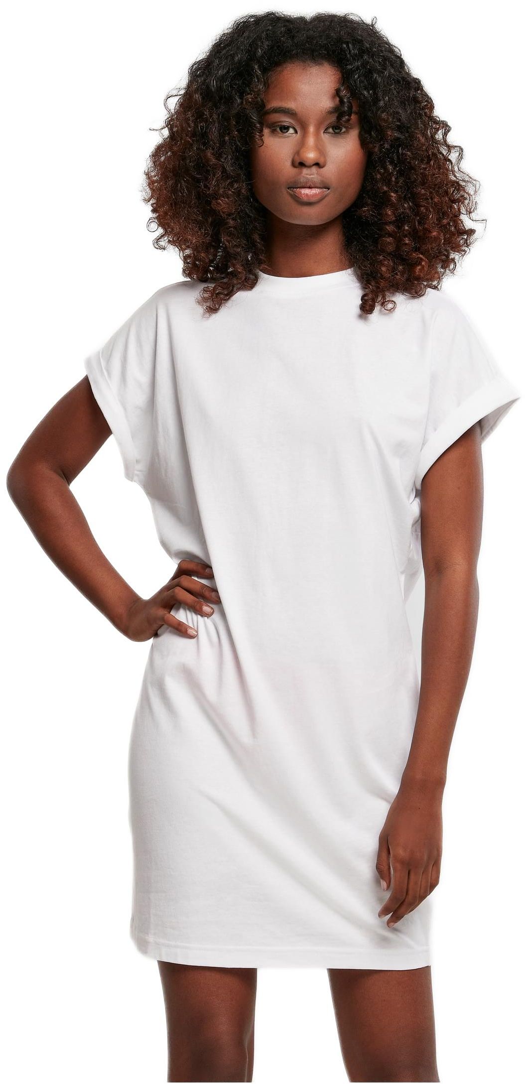 Γυναικείο Φόρεμα T-shirt TB4793-00220 Urban Classics Rainbow White