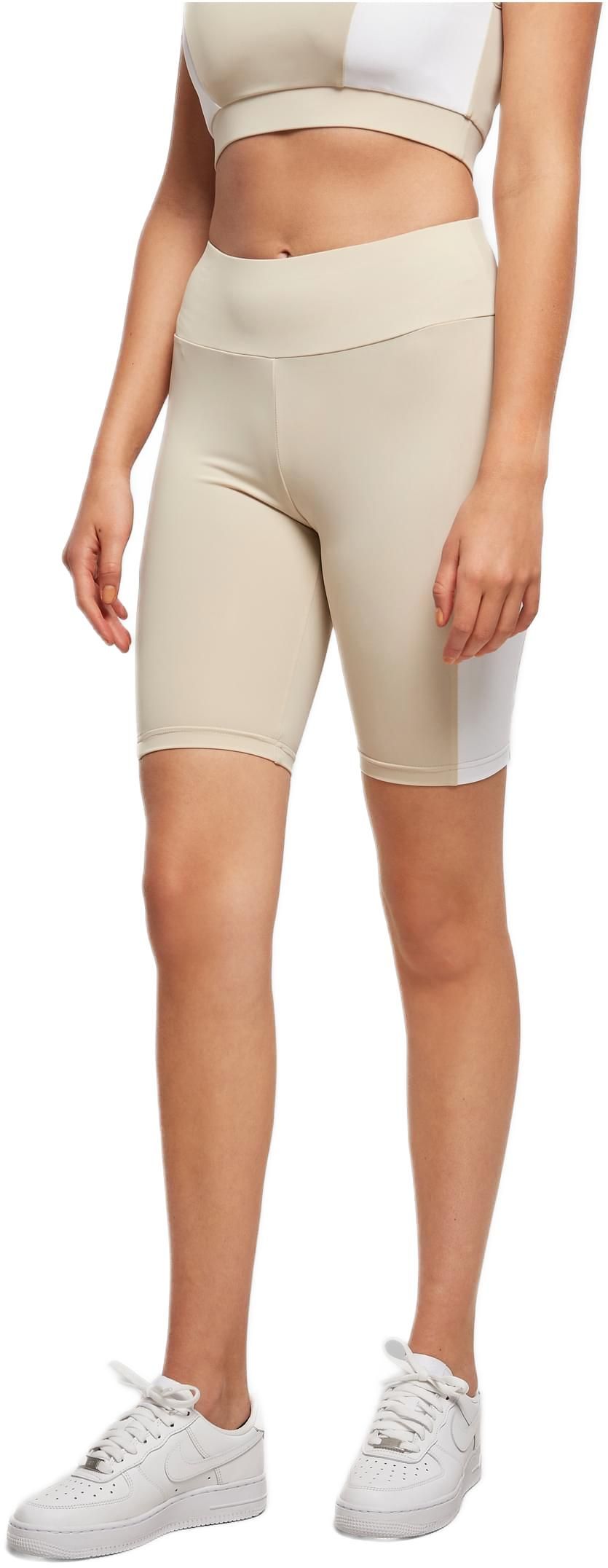 Γυναικείο Ποδηλατικό Σορτς TB5021-03689 Urban Classics Color Block Softseagrass/White