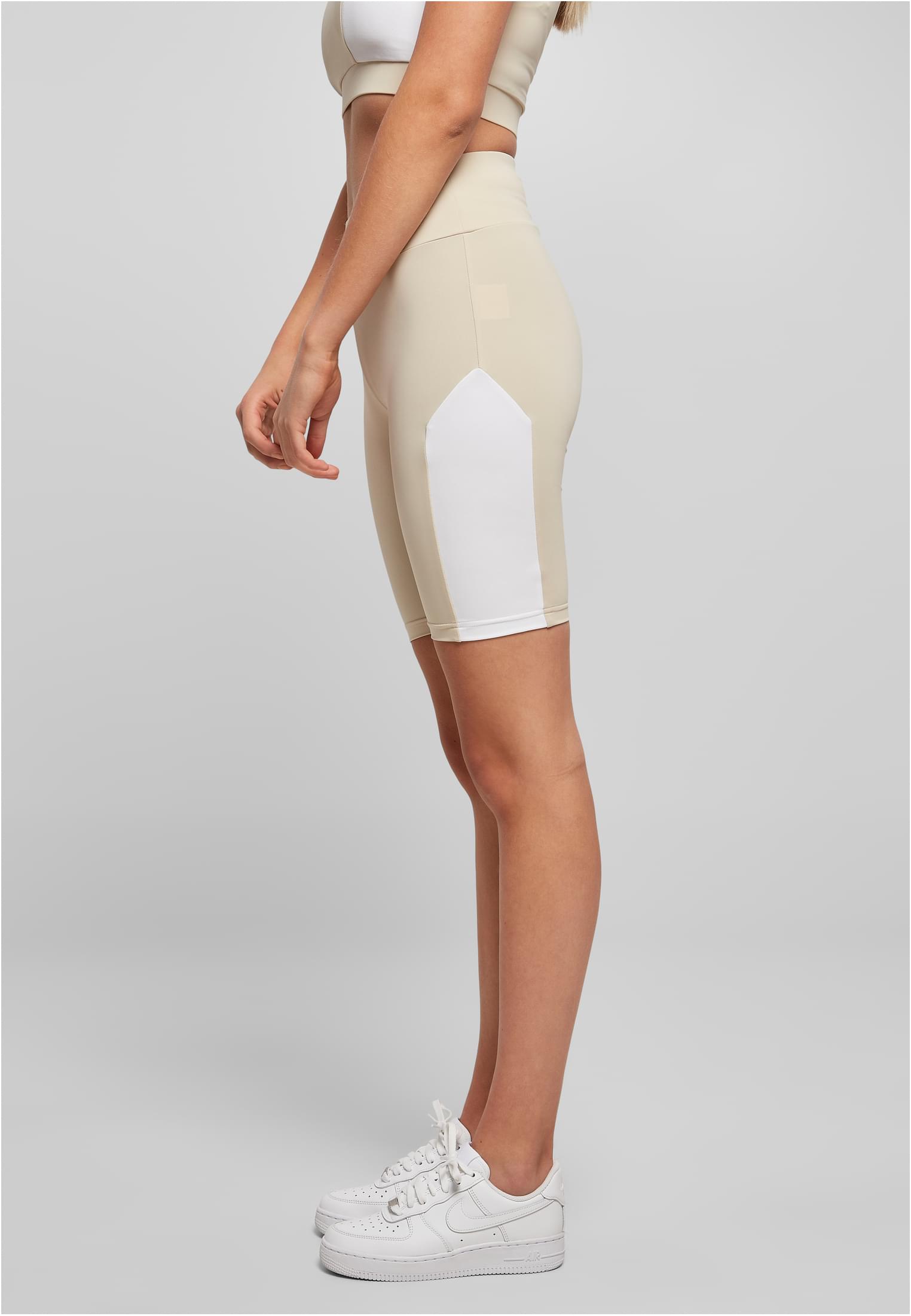 Γυναικείο Ποδηλατικό Σορτς TB5021-03689 Urban Classics Color Block Softseagrass/White