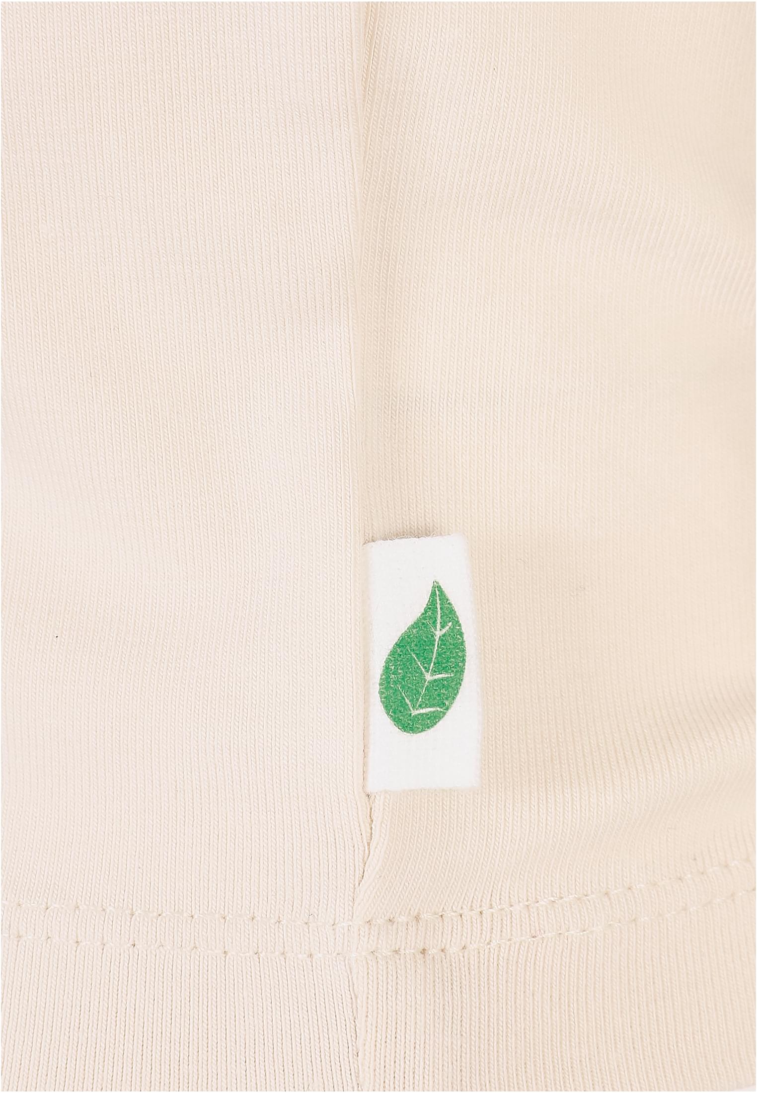 Ladies Organic Stretch Short Retro Baseball Tee Urban Classics TB5075-04016 whitesand/hugered