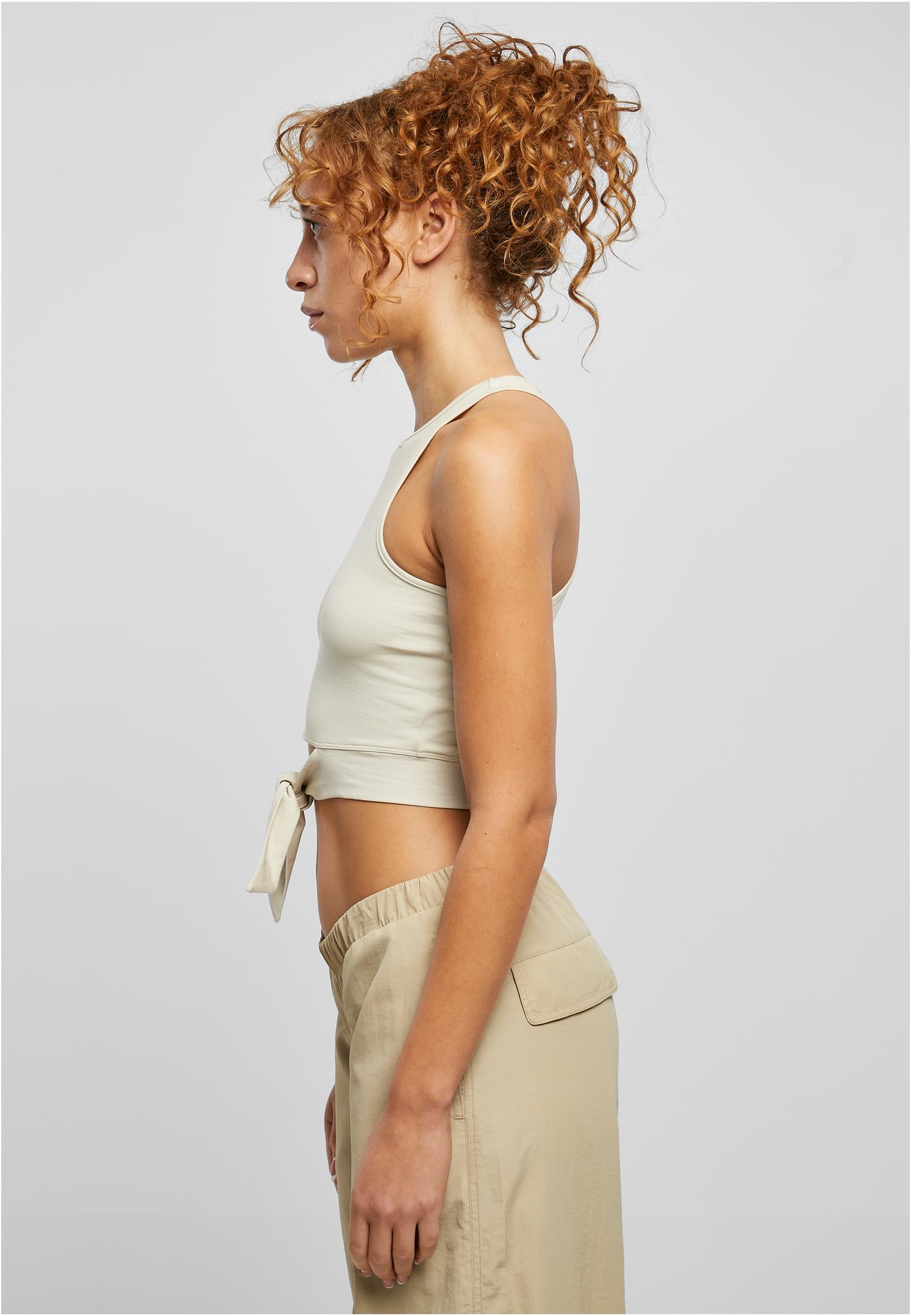 Γυναικείο Cropped Τοπ με Κόμπο TB6048-03680 Urban Classics softseagrass