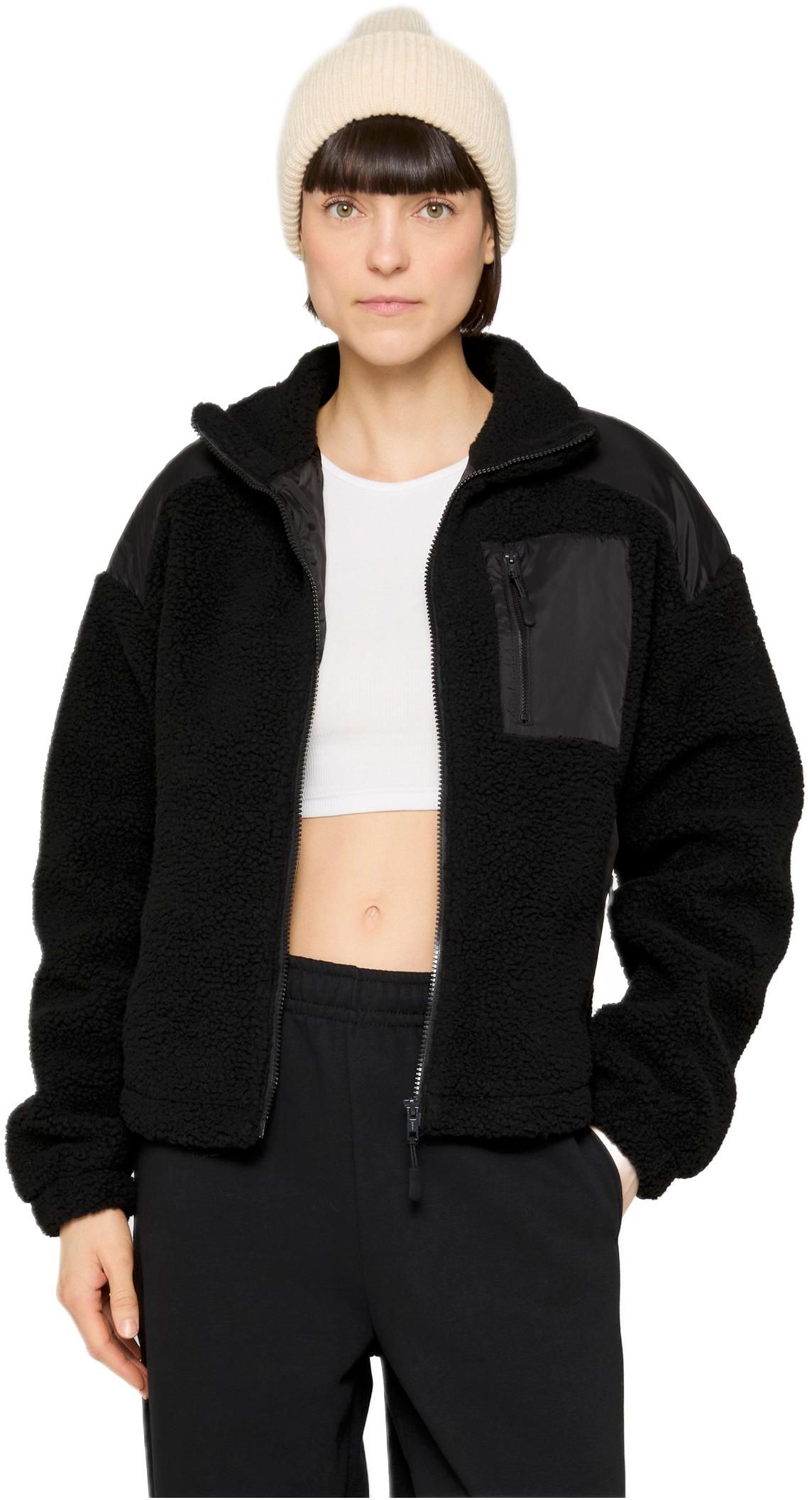 Γυναικείο Μπουφάν Sherpa Mix Jacket TB6068-00007 Urban Classics Black