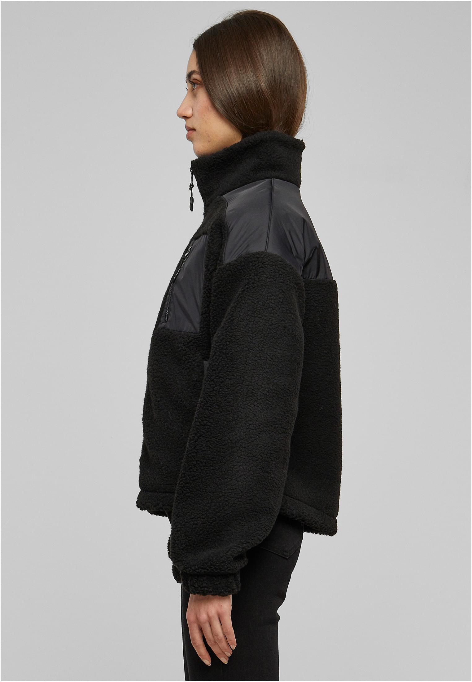 Γυναικείο Μπουφάν Sherpa Mix Jacket TB6068-00007 Urban Classics Black