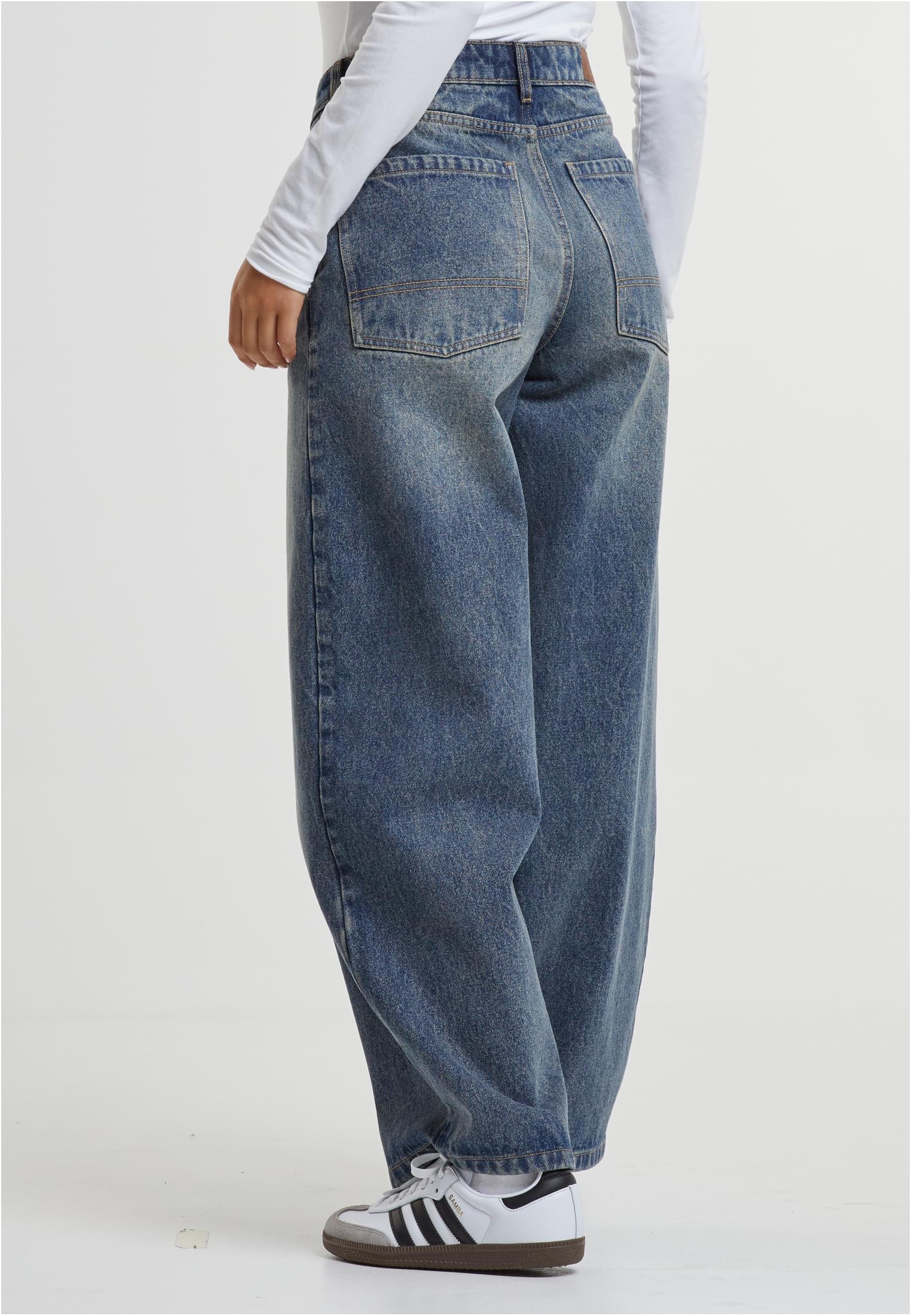 Γυναικείο Τζιν Παντελόνι Tapered Baggy TB7099-17835 Urban Classics Dirty Washed