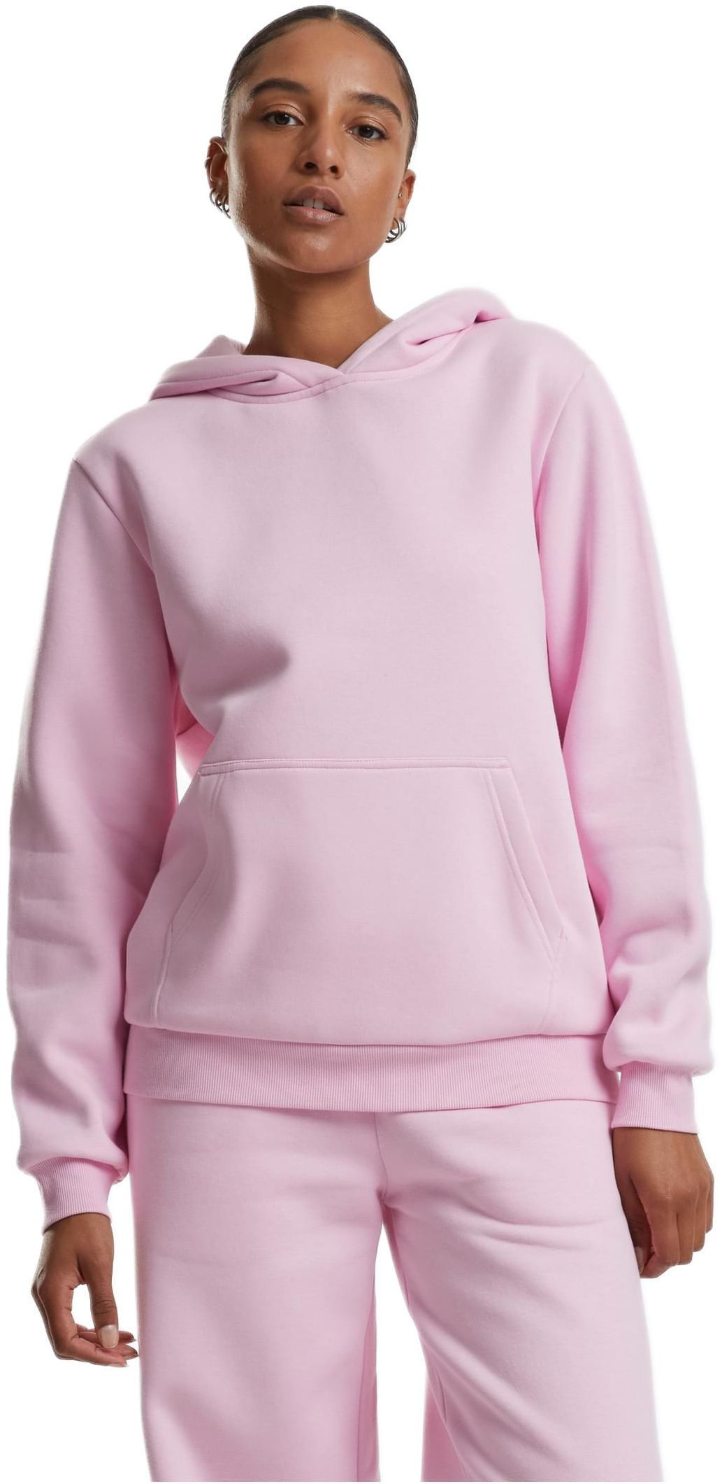 Γυναικείο Φούτερ με Κουκούλα Ladies Fluffy Hoody TB7105 Urban Classics White softpink