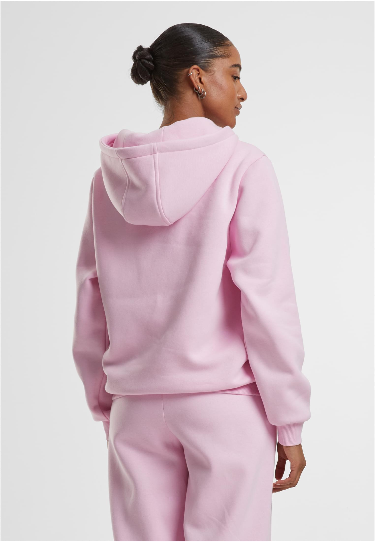 Γυναικείο Φούτερ με Κουκούλα Ladies Fluffy Hoody TB7105 Urban Classics White softpink