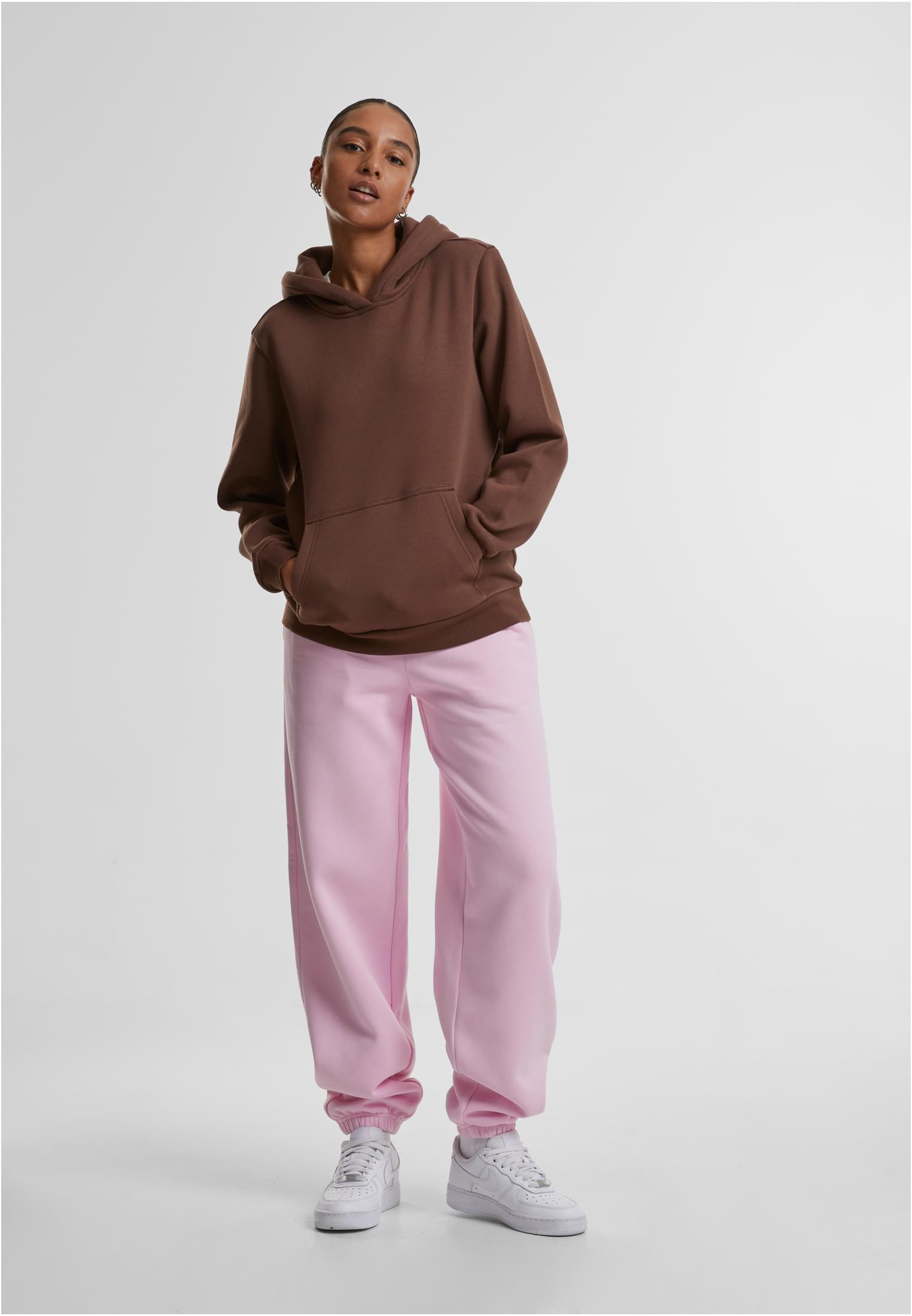 Γυναικείο Φούτερ με Κουκούλα Ladies Fluffy Hoody TB7105-14274 Urban Classics chocolatebrown