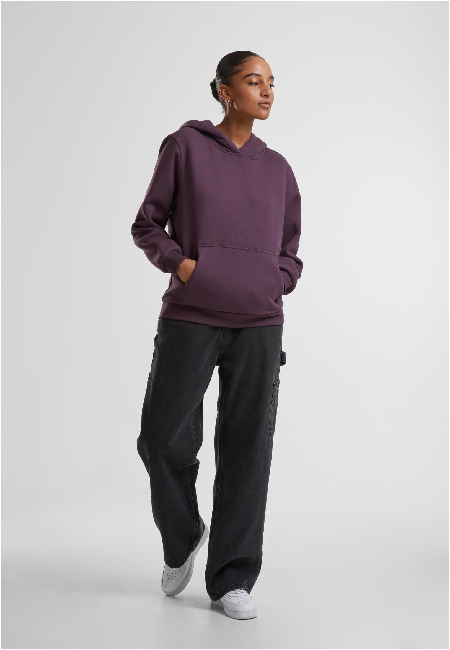 Γυναικείο Φούτερ με Κουκούλα TB7105 Urban Classics plumpurple