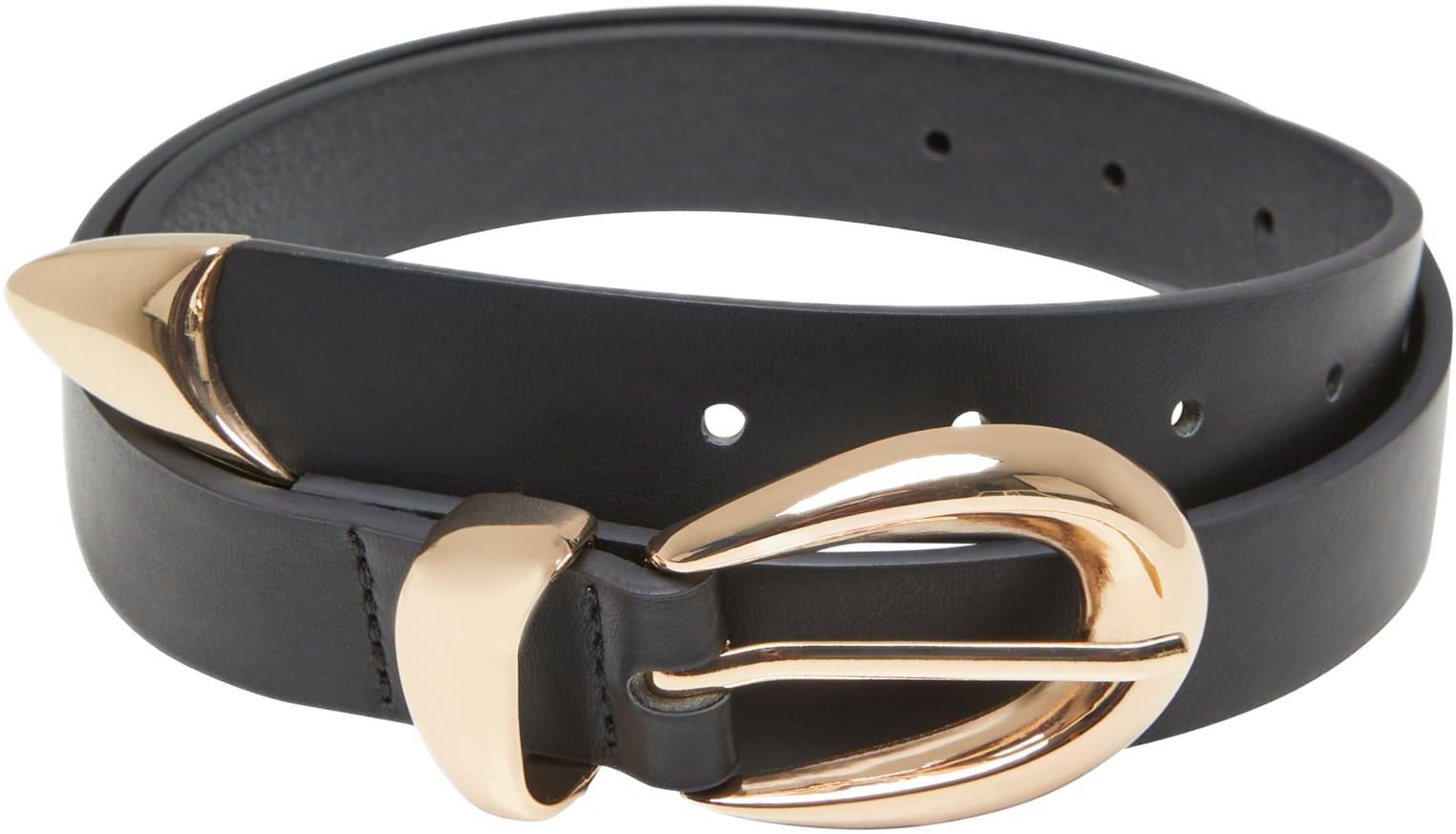 Ζώνη Chunky Buckle Loop TB7211-01217 Urban Classics Black/Gold