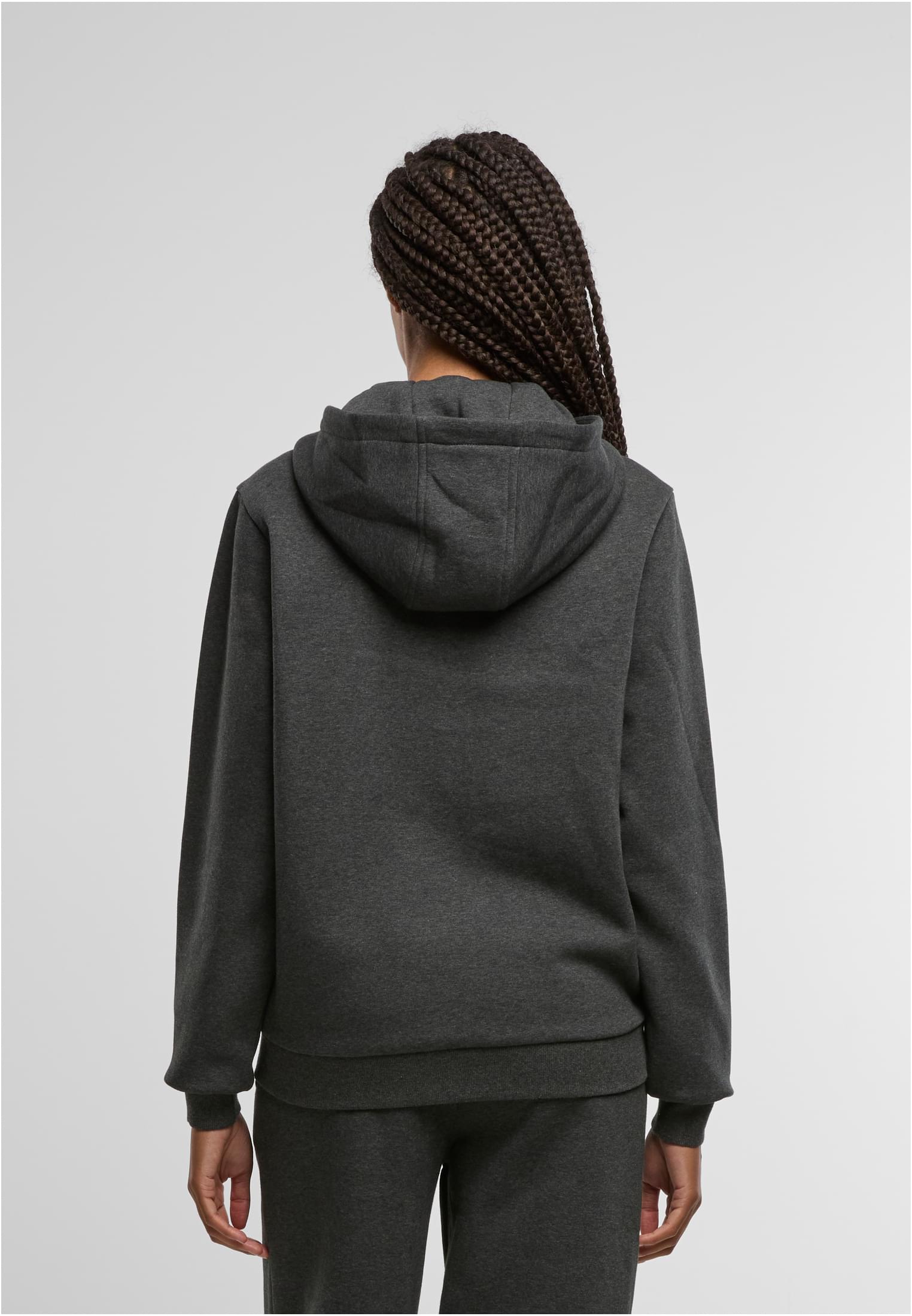 Γυναικεία Ζακέτα με Κουκούλα Fluffy TB7286-00091 Urban Classics Charcoal
