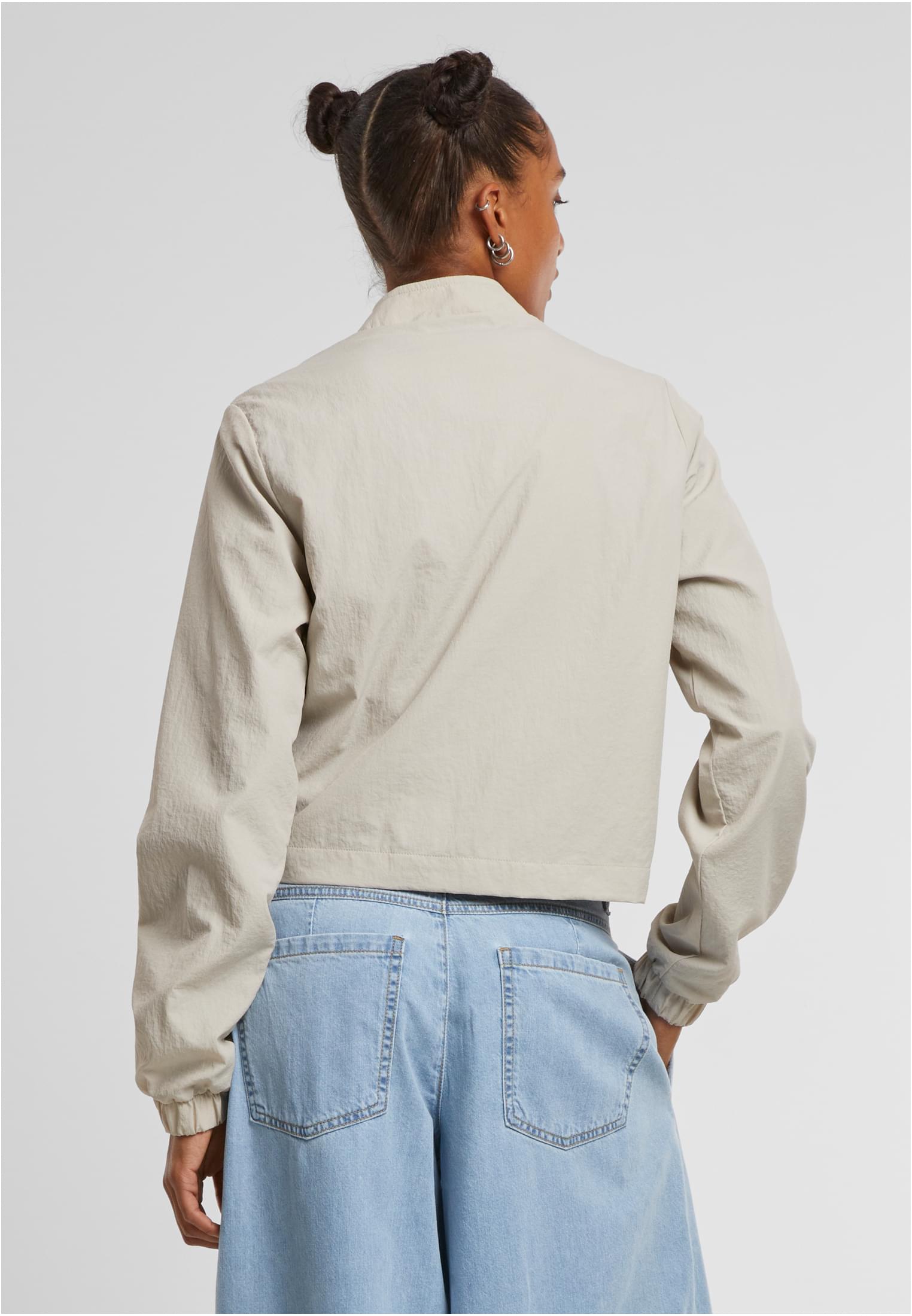 Γυναικείο Μπουφάν Short Crinkle Nylon Jacket TB7446 Urban Classics stonegrey