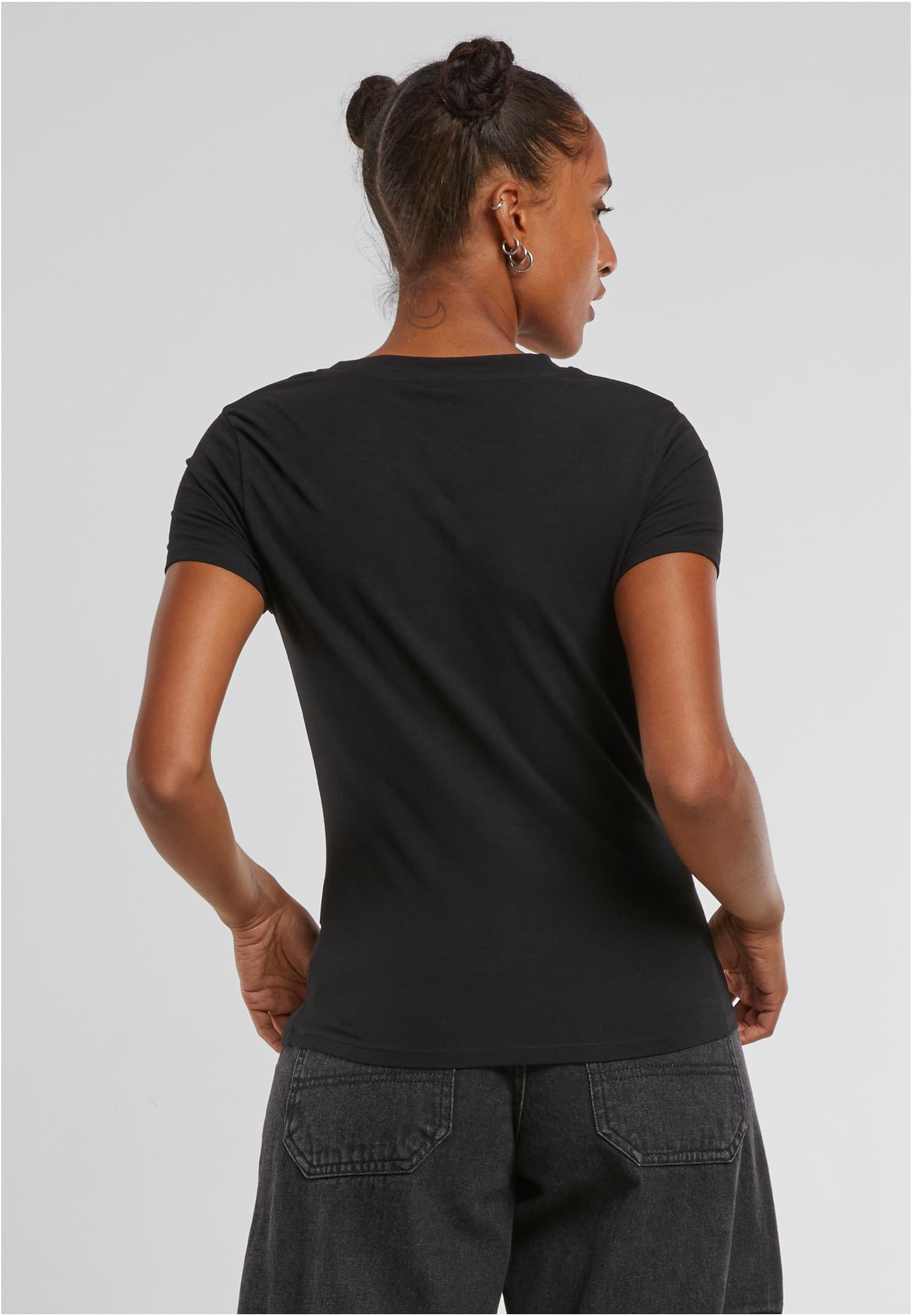 Γυναικείο T-shirt με Ανοίγματα TB7454 Urban Classics Black Black