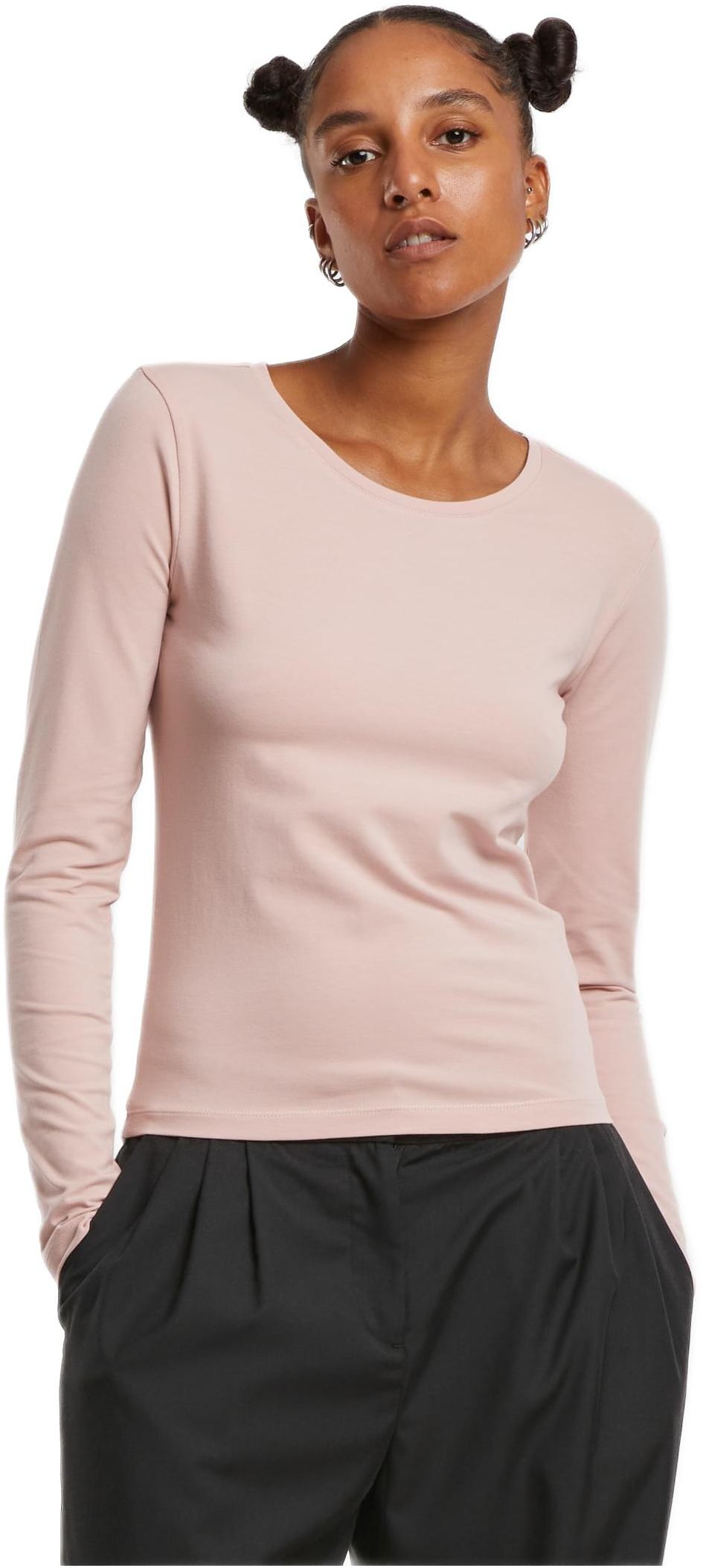 Γυναικεία Μακρυμάνικη Μπλούζα TB7456 Urban Classics Super Slim Longsleeve powderrose