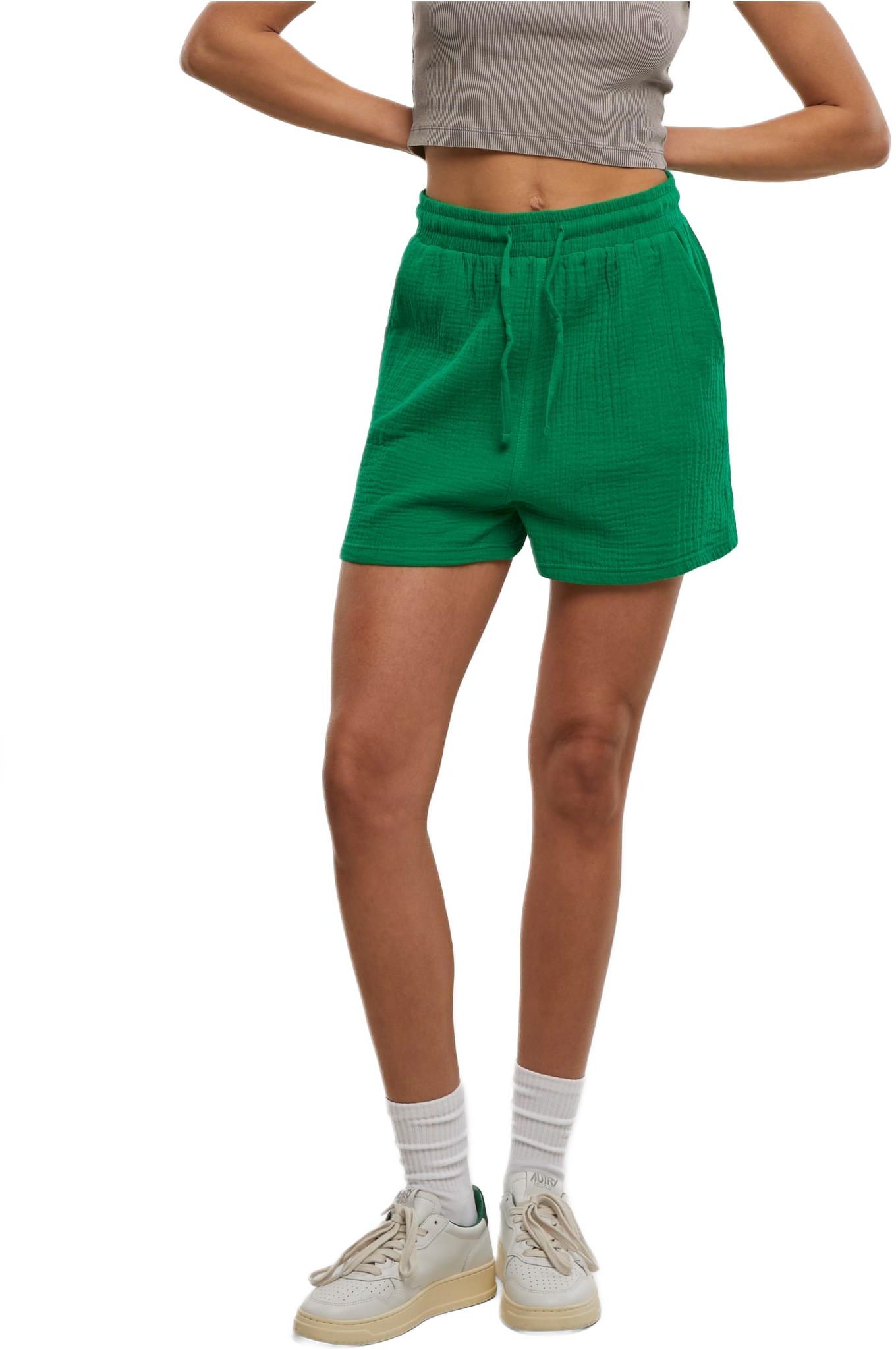 Γυναικείο Σορτς Musselin TB7467 Urban Classics froggreen