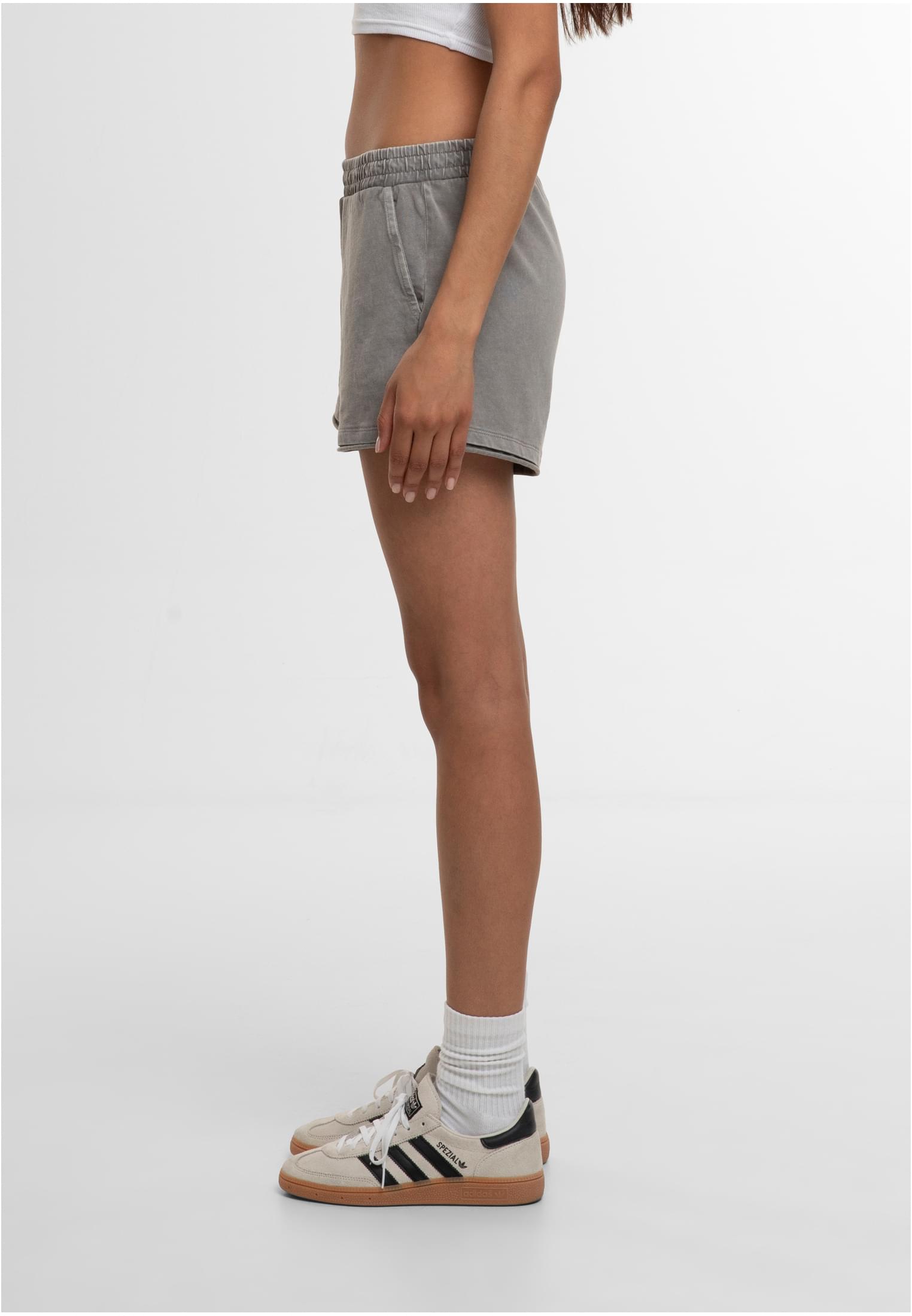 Γυναικείο Σορτς Washed Jersey TB7470 Urban Classics steelgrey