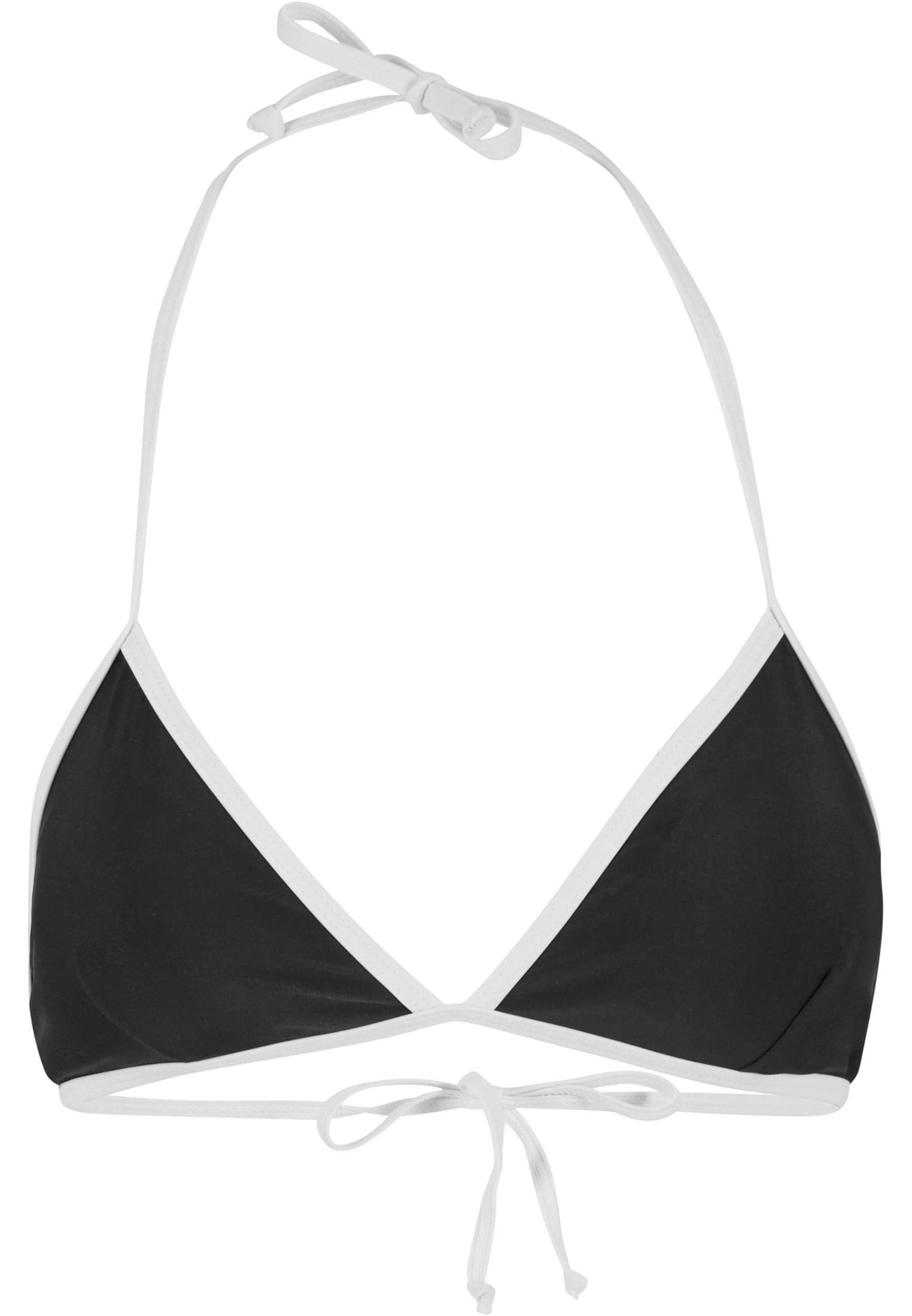 Ladies Retro Triangle Bikini Urban Classics TB7483-00826 black/white