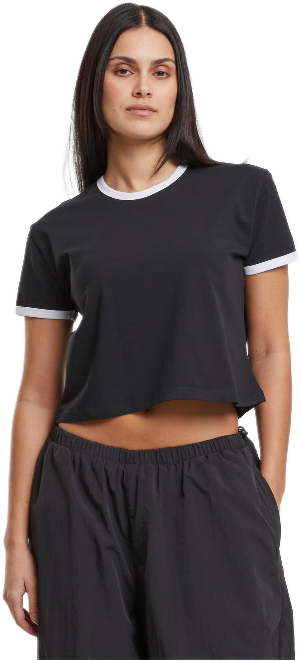 Γυναικείο T-Shirt Contrast Retro TB7492-00826 Urban Classics Black/White