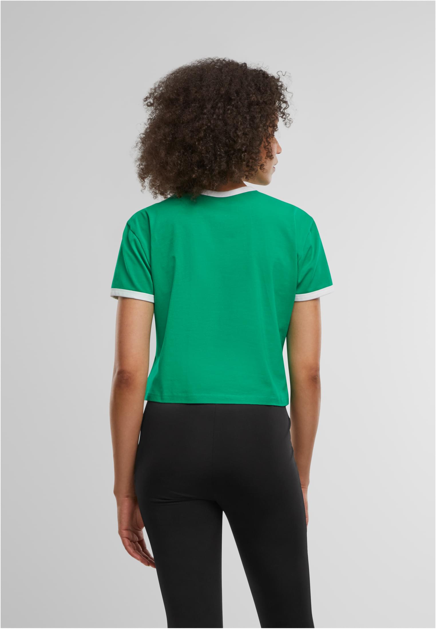 Γυναικείο T-Shirt Contrast Retro TB7492-20464 Urban Classics froggreen/white