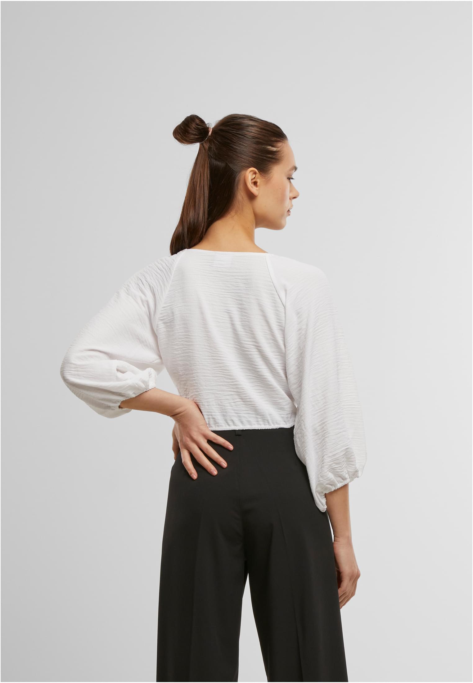 Γυναικεία Μπλούζα Structured Knotted TB7515 Urban Classics White