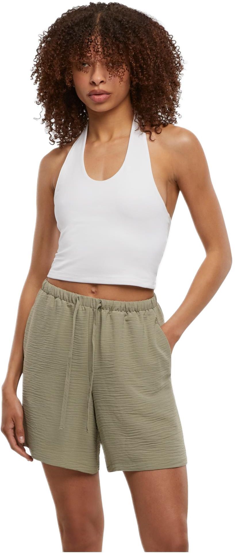 Γυναικείο Τοπ Basic Neckholder TB7533 Urban Classics White