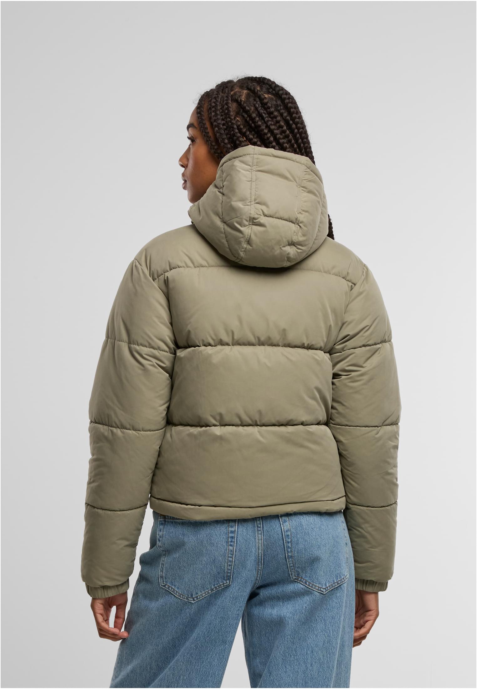 Γυναικείο Μπουφάν Puffer με Κουκούλα TB7587 Urban Classics paleolive