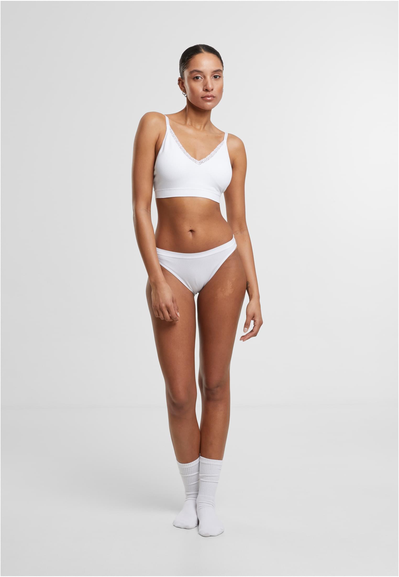 Γυναικεία Μπουστάκια Bralette 2-Pack TB7657A Urban Classics white+white
