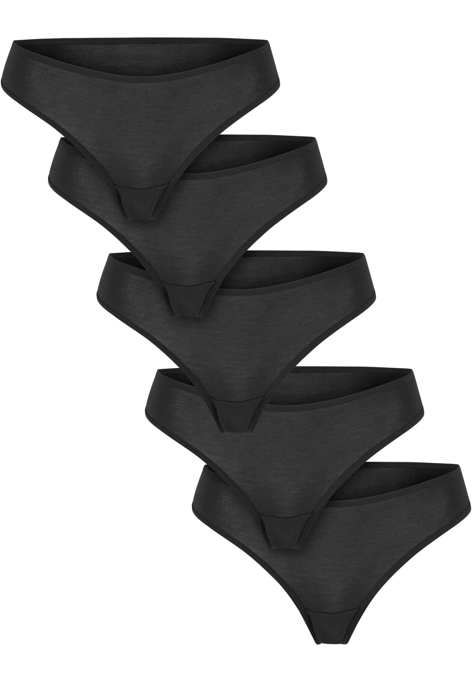 Γυναικεία Εσώρουχα Tanga Bamboo (5 Τεμάχια) TB7668C-03878 Urban Classics black+black+black+black+black