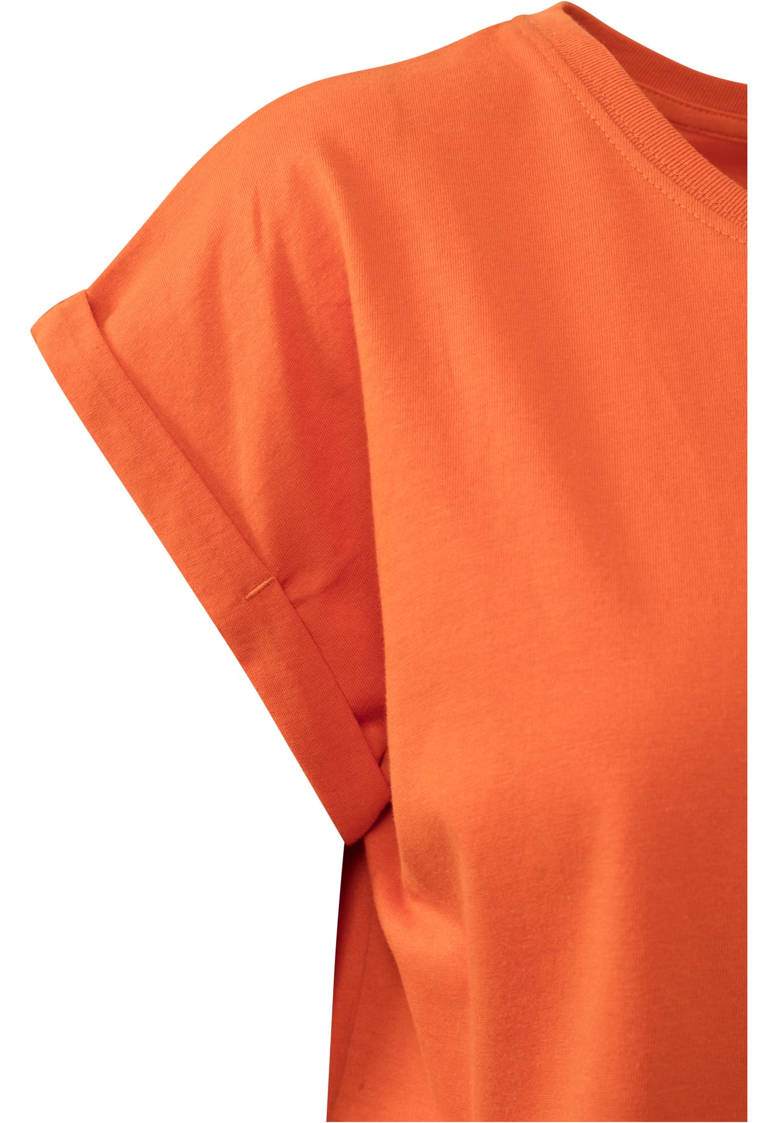 Γυναικείο T-Shirt Ladies Extended Shoulder Tee Tb771-01150 Urban Classics Rust Orange γυναικεία Basic T-Shirts Simple Wear Μπλουζάκια κοντομάνικα