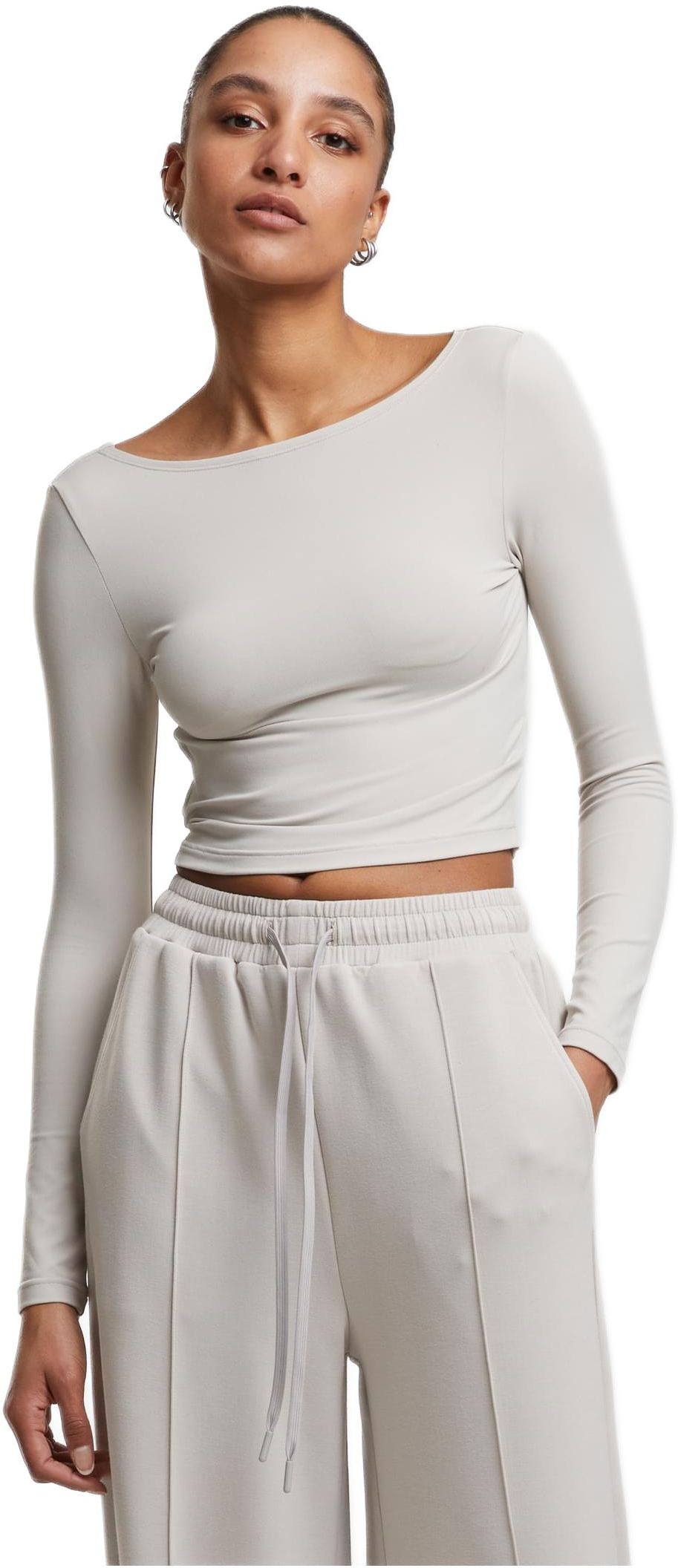 Γυναικεία Μακρυμάνικη Μπλούζα Slim Fit TB7721-01325 Urban Classics Cloud