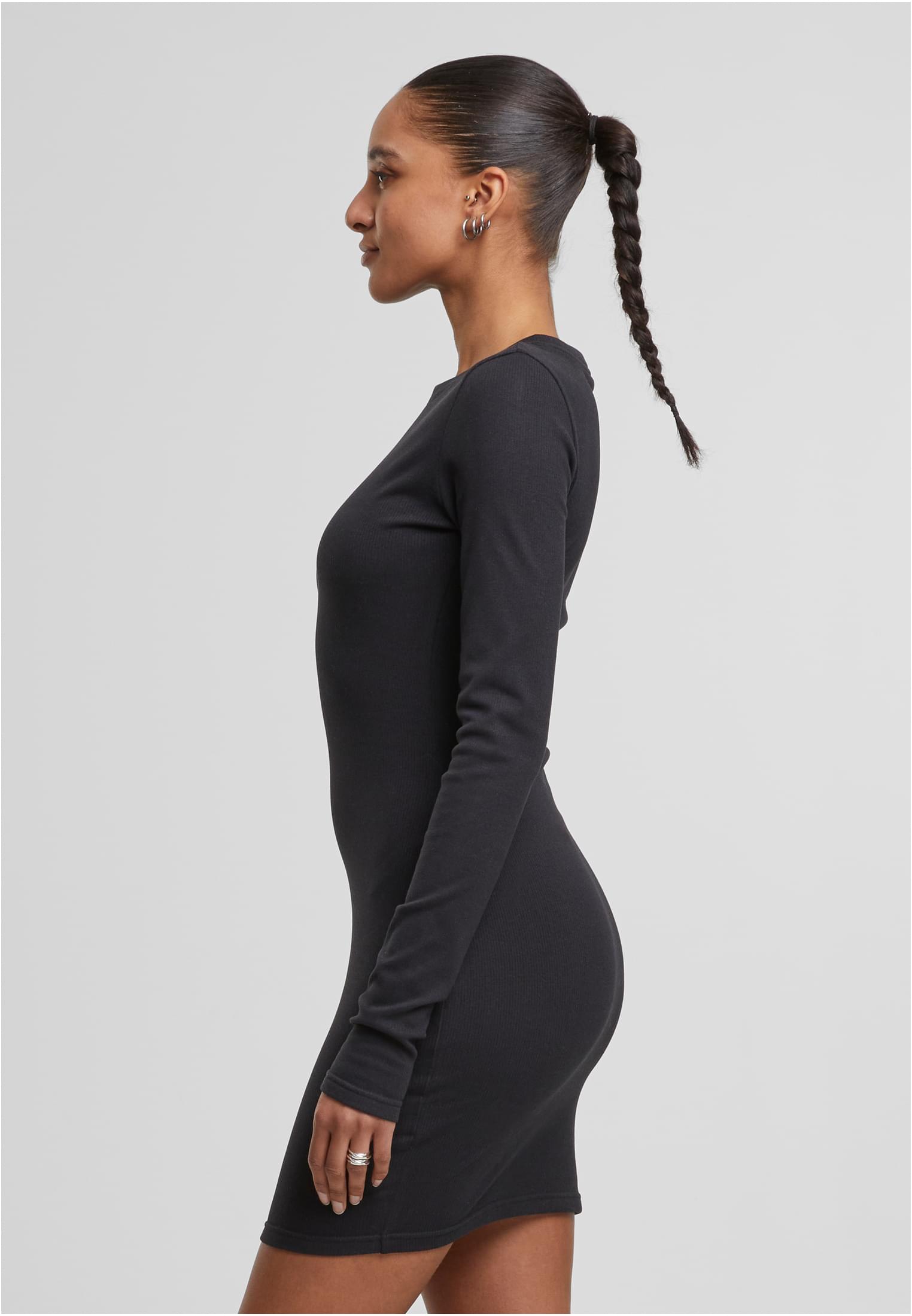 Γυναικείο Φόρεμα Cozy Rib Jersey TB7784 Urban Classics Black