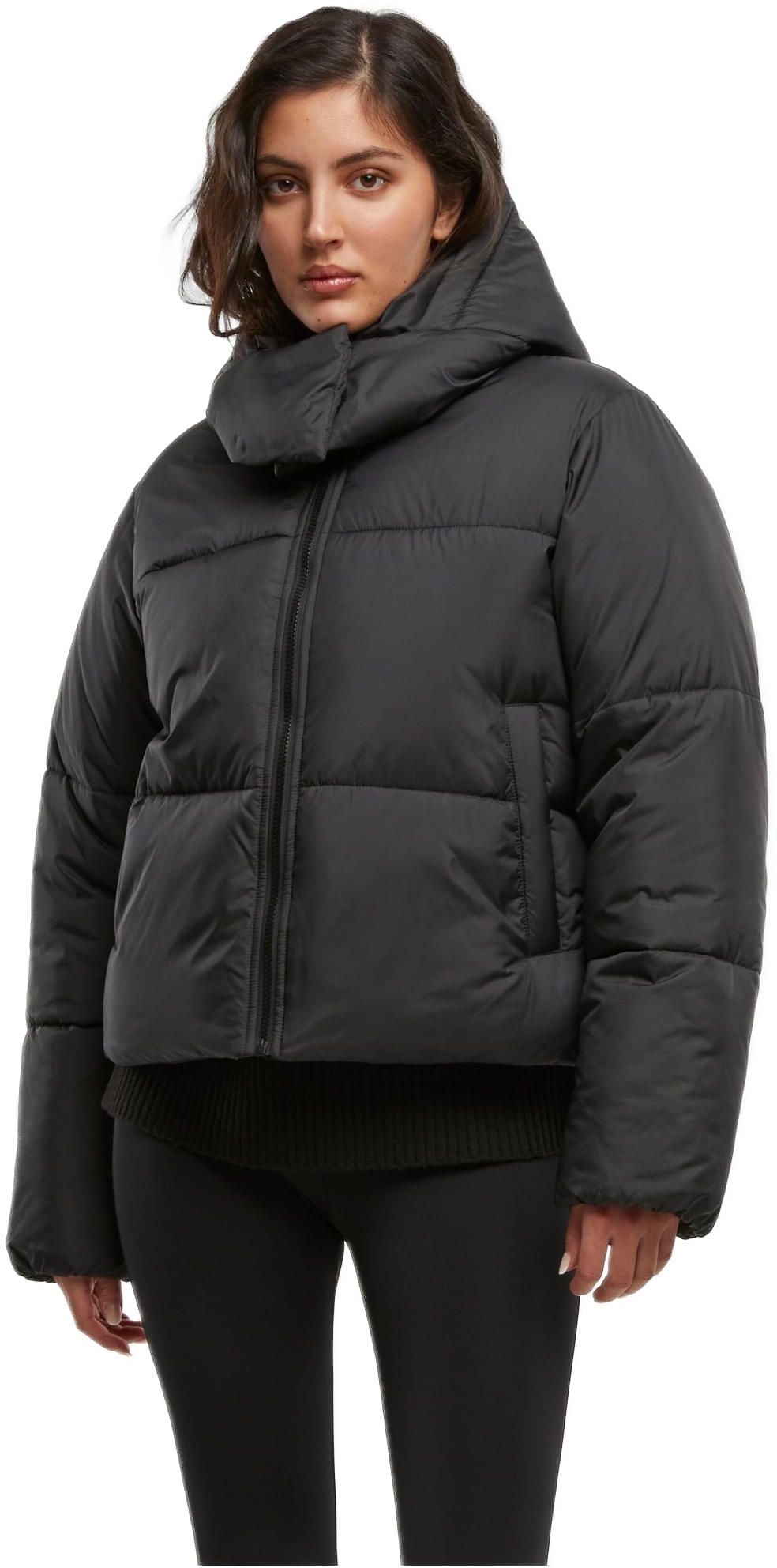 Γυναικείο Φουσκωτό Μπουφάν με Κουκούλα TB7797 Urban Classics Black Black
