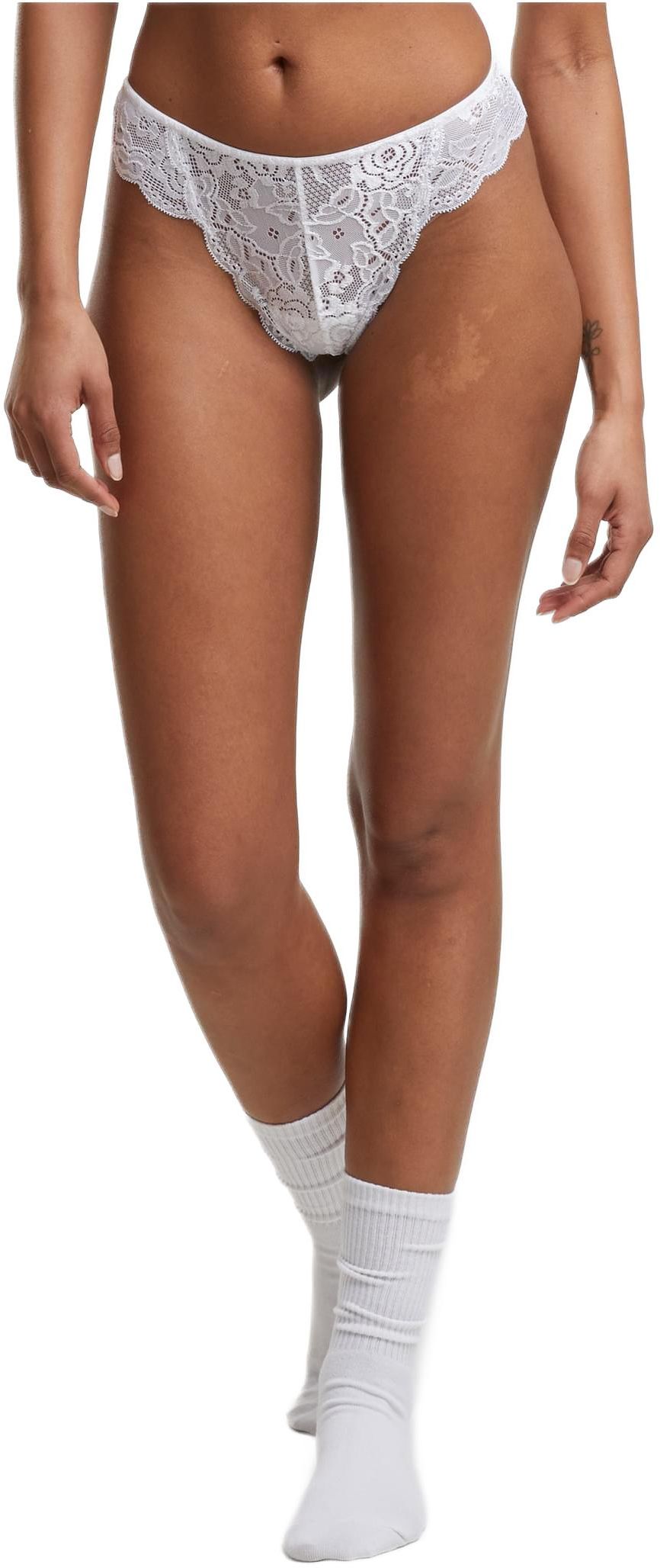 Γυναικείο Εσώρουχο Tanga TB7847A-03168 Urban Classics Allover Lace 2-Pack white+white