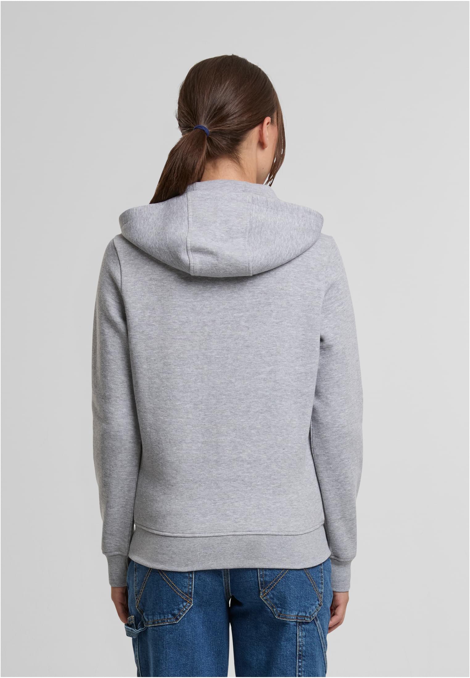 Γυναικείο Φούτερ με Κουκούλα και Φερμουάρ Ladies Basic Essential TB8005 Urban Classics Heathergrey