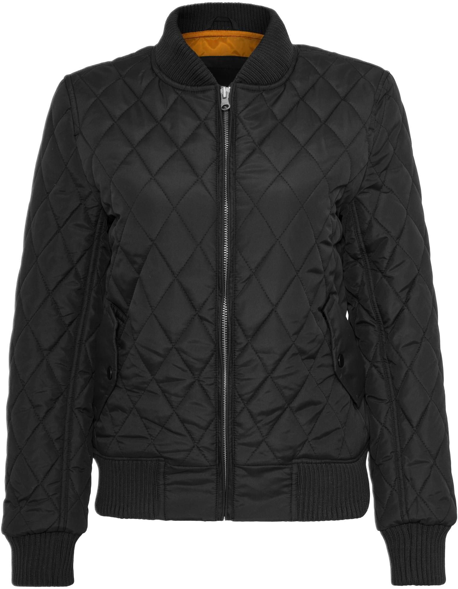 Γυναικείο Μπουφάν Diamond Quilt Nylon TB806 Urban Classics Black Black