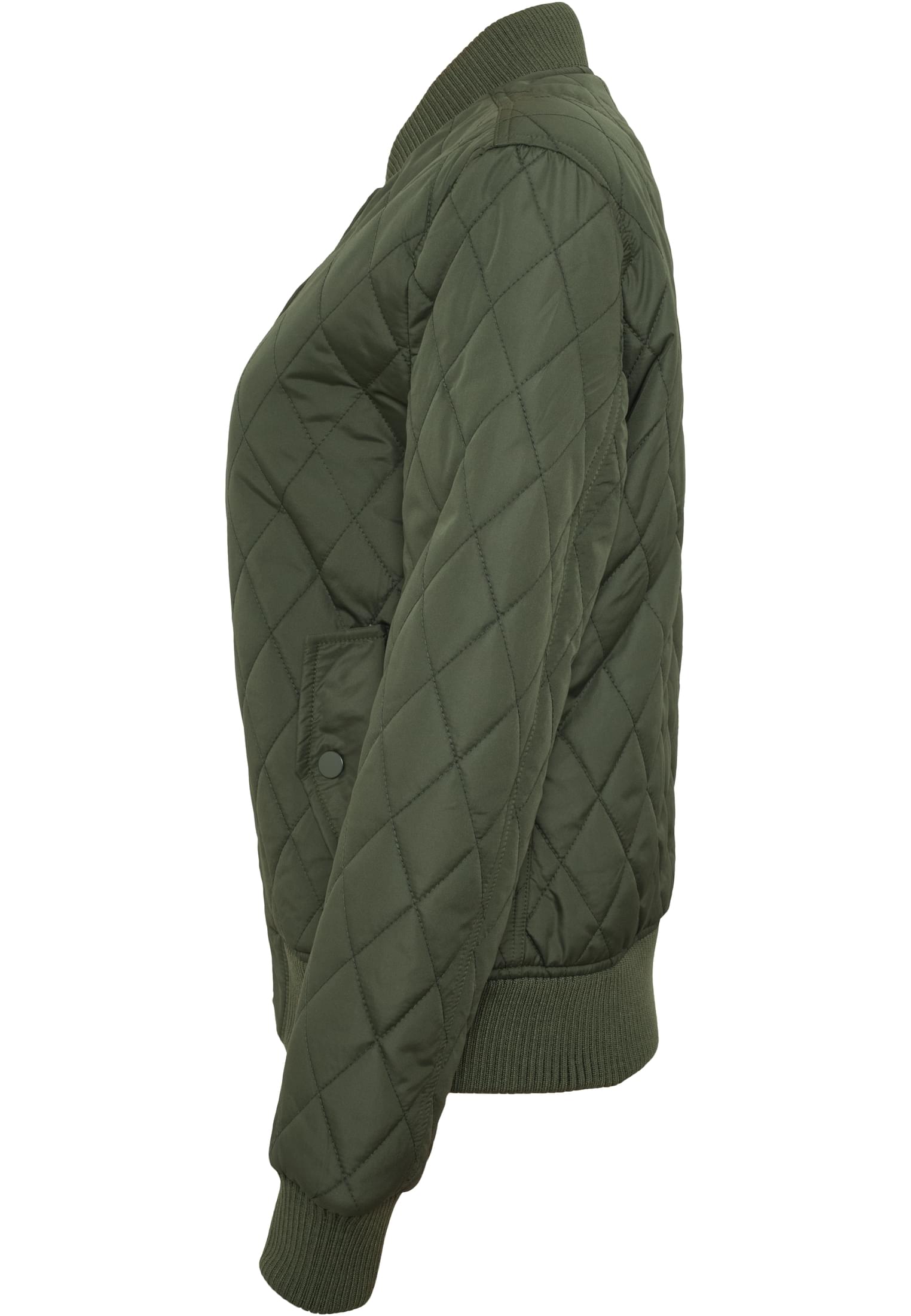 Γυναικείο Μπουφάν Diamond Quilt Nylon TB806 Urban Classics Olive