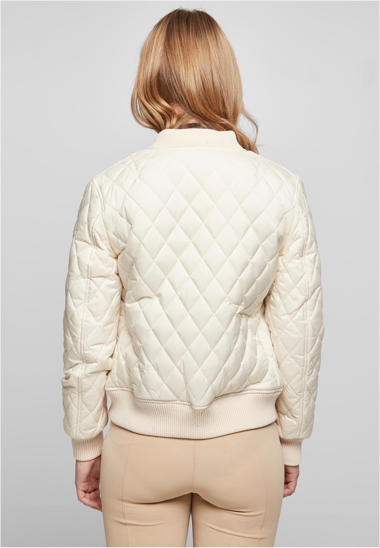 Γυναικείο Μπουφάν Diamond Quilt Nylon TB806 Urban Classics Whitesand