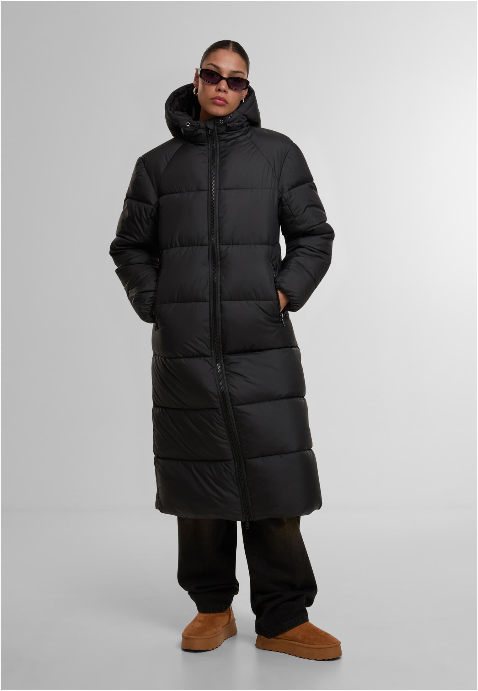 Γυναικείο Μακρύ Παλτό TB8114 Urban Classics Black Black