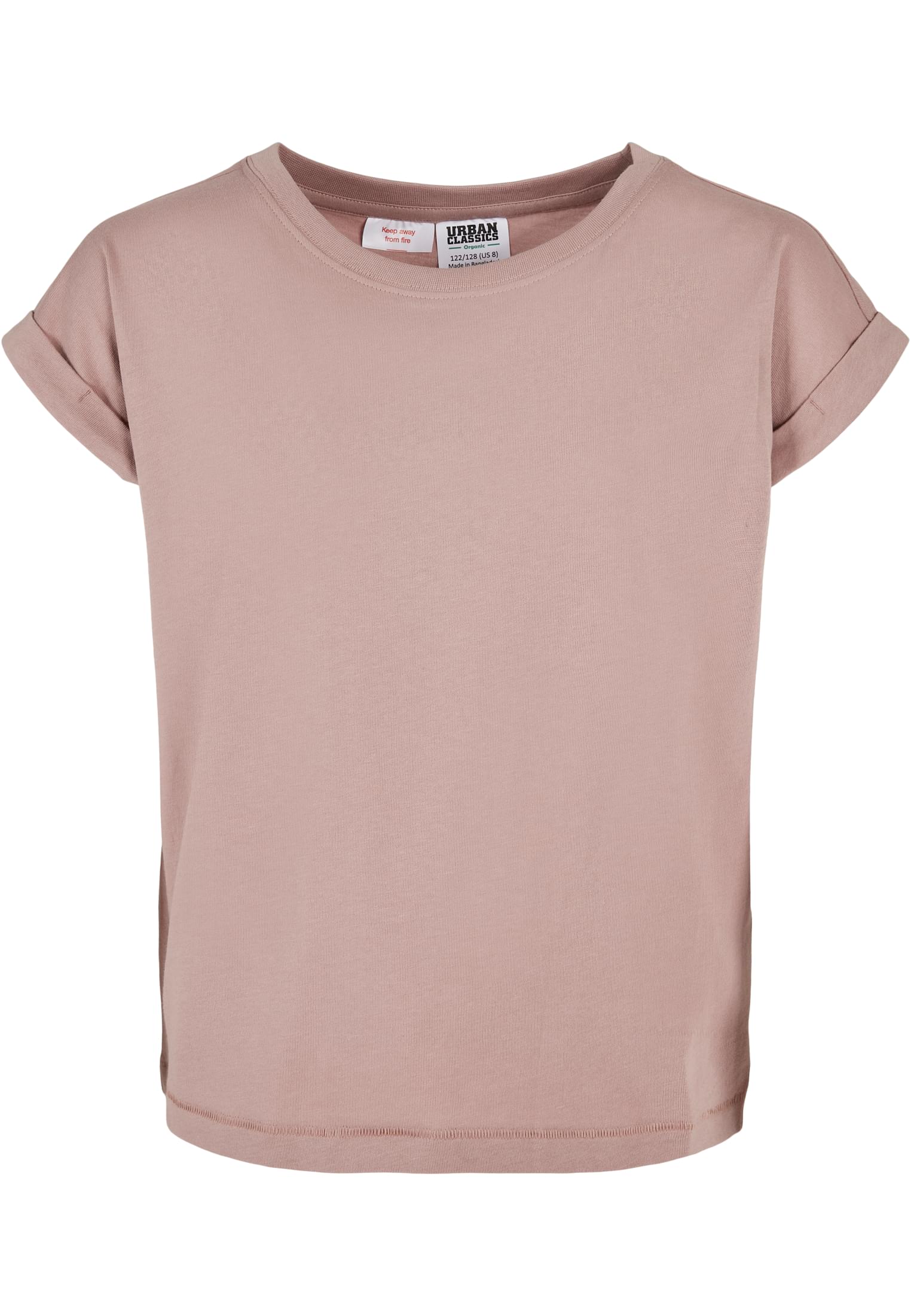Παιδικό T-Shirt Organic Extended Shoulder Uck2983-02913 Urban Classics Duskrose παιδικά Simple Wear Μπλουζάκια κοντομάνικα